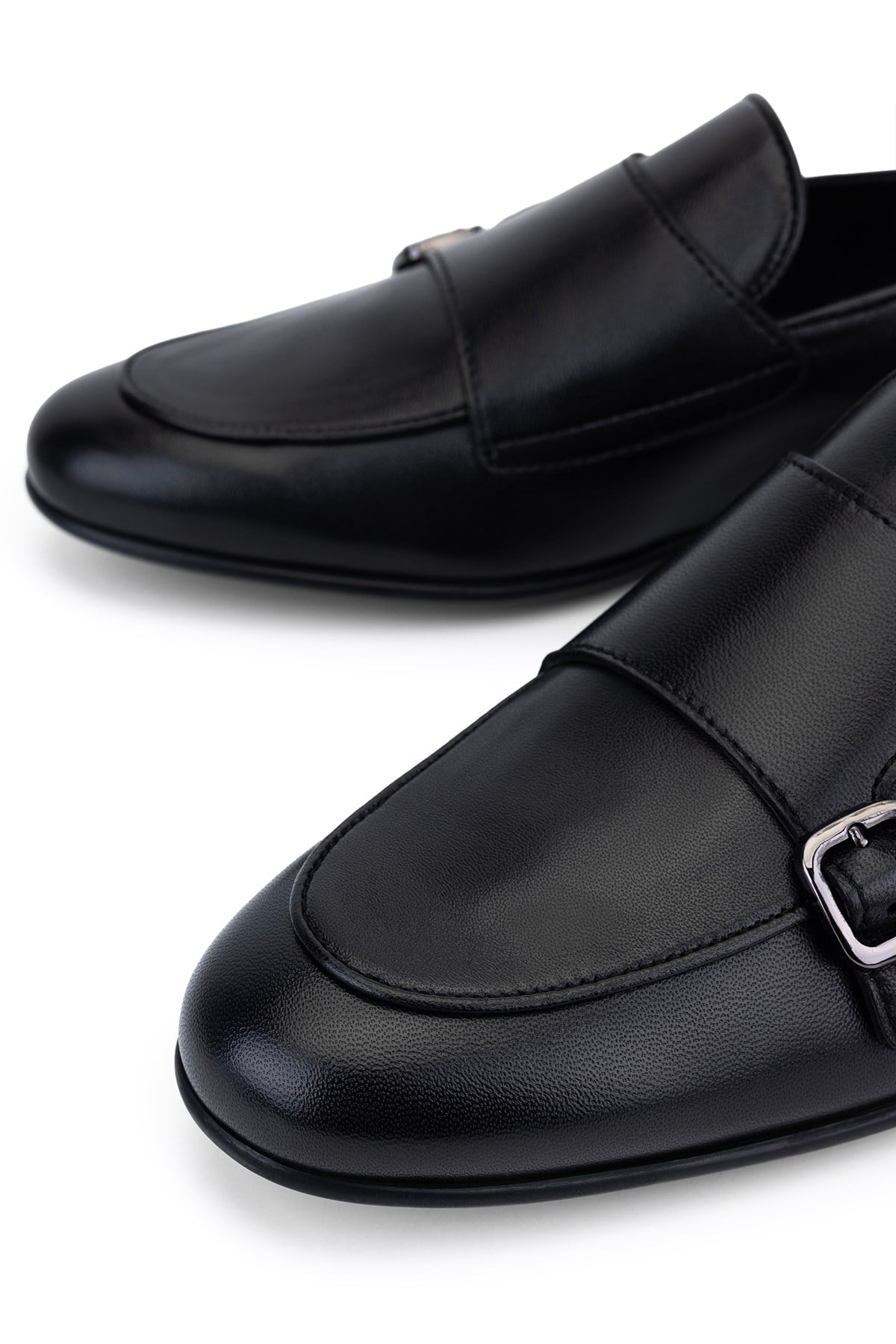 Tamer Tanca Erkek Hakiki Deri Siyah Klasik Ayakkabı