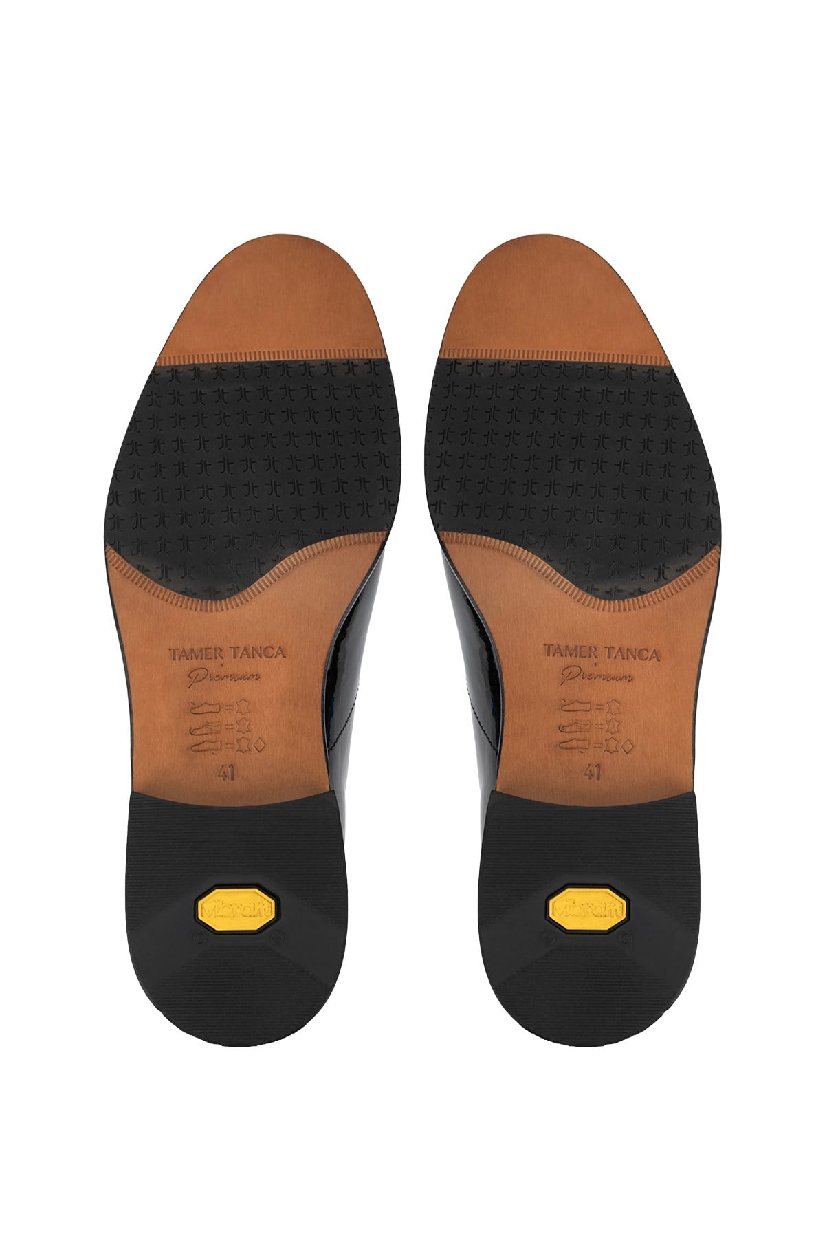 Tamer Tanca Erkek Hakiki Deri Siyah Rugan Klasik Ayakkabı