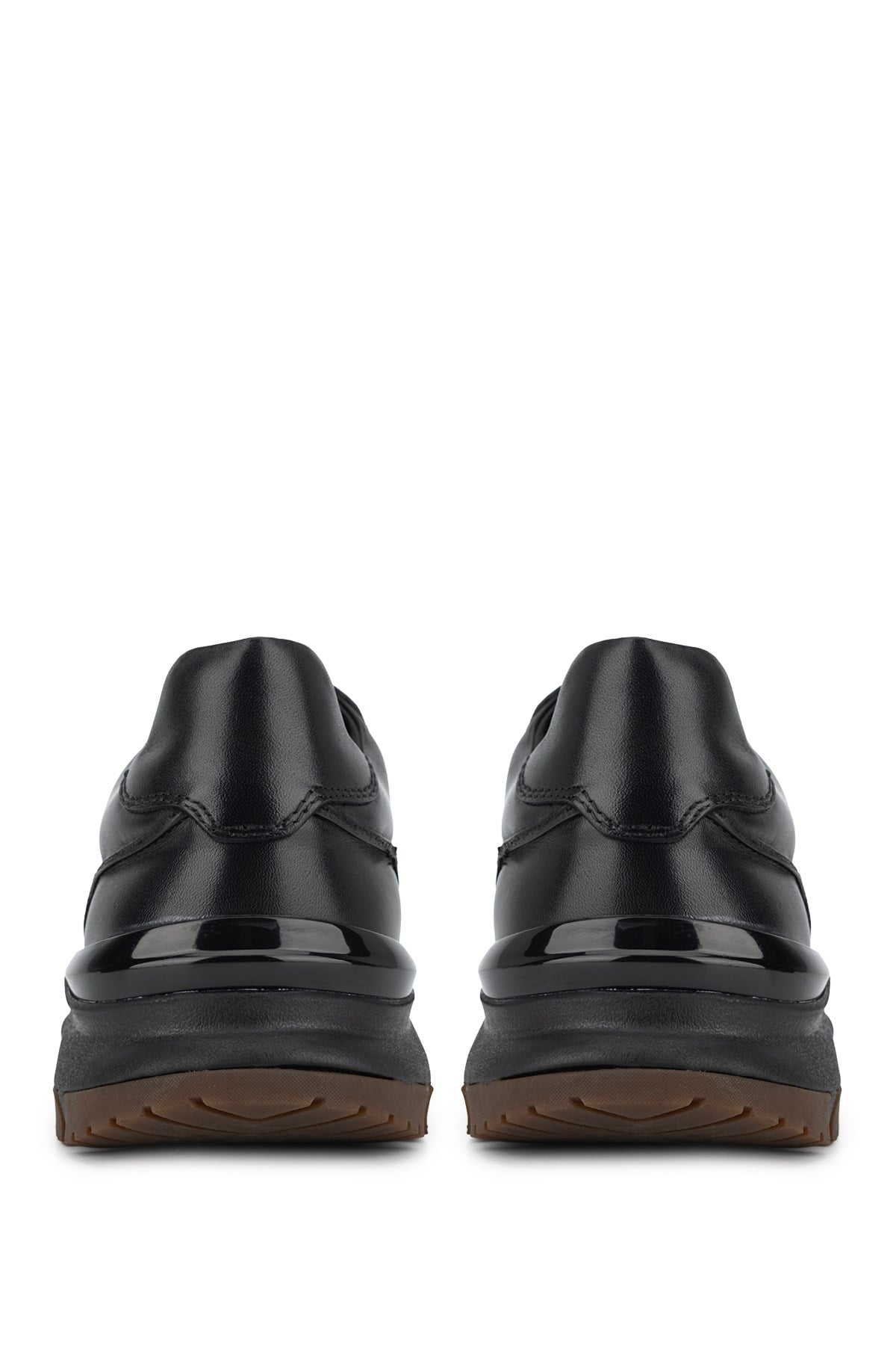 Tamer Tanca Erkek Hakiki Deri Siyah Sneakers & Spor Ayakkabı