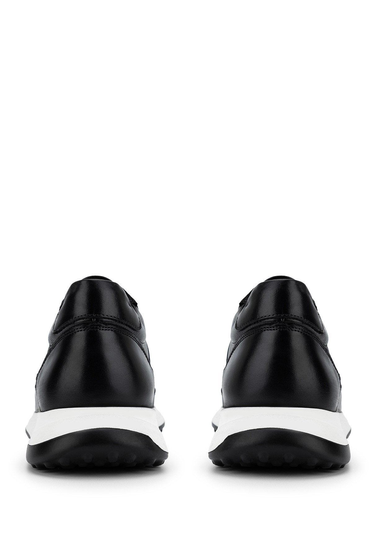 Tamer Tanca Erkek Hakiki Deri Siyah Sneakers & Spor Ayakkabı