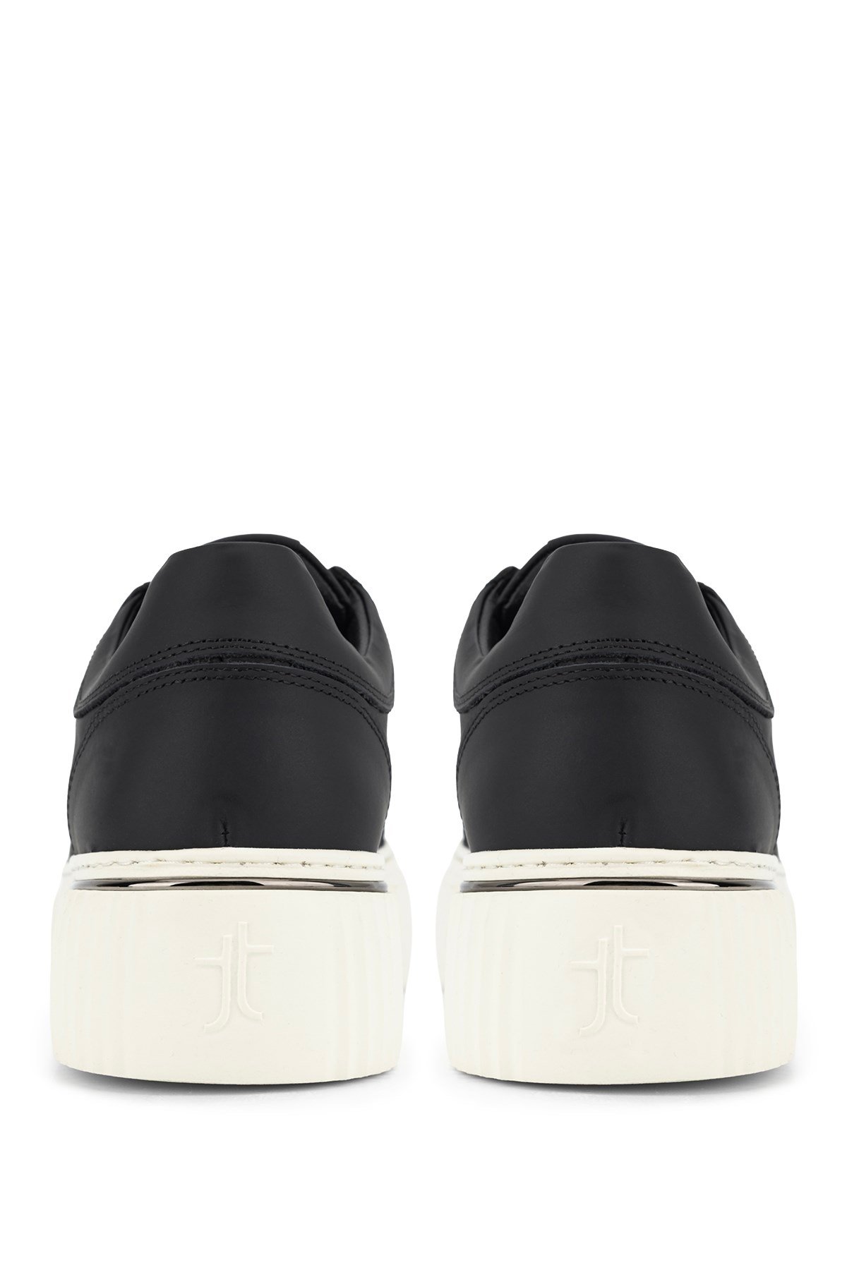 Tamer Tanca Erkek Hakiki Deri Siyah Sneakers & Spor Ayakkabı