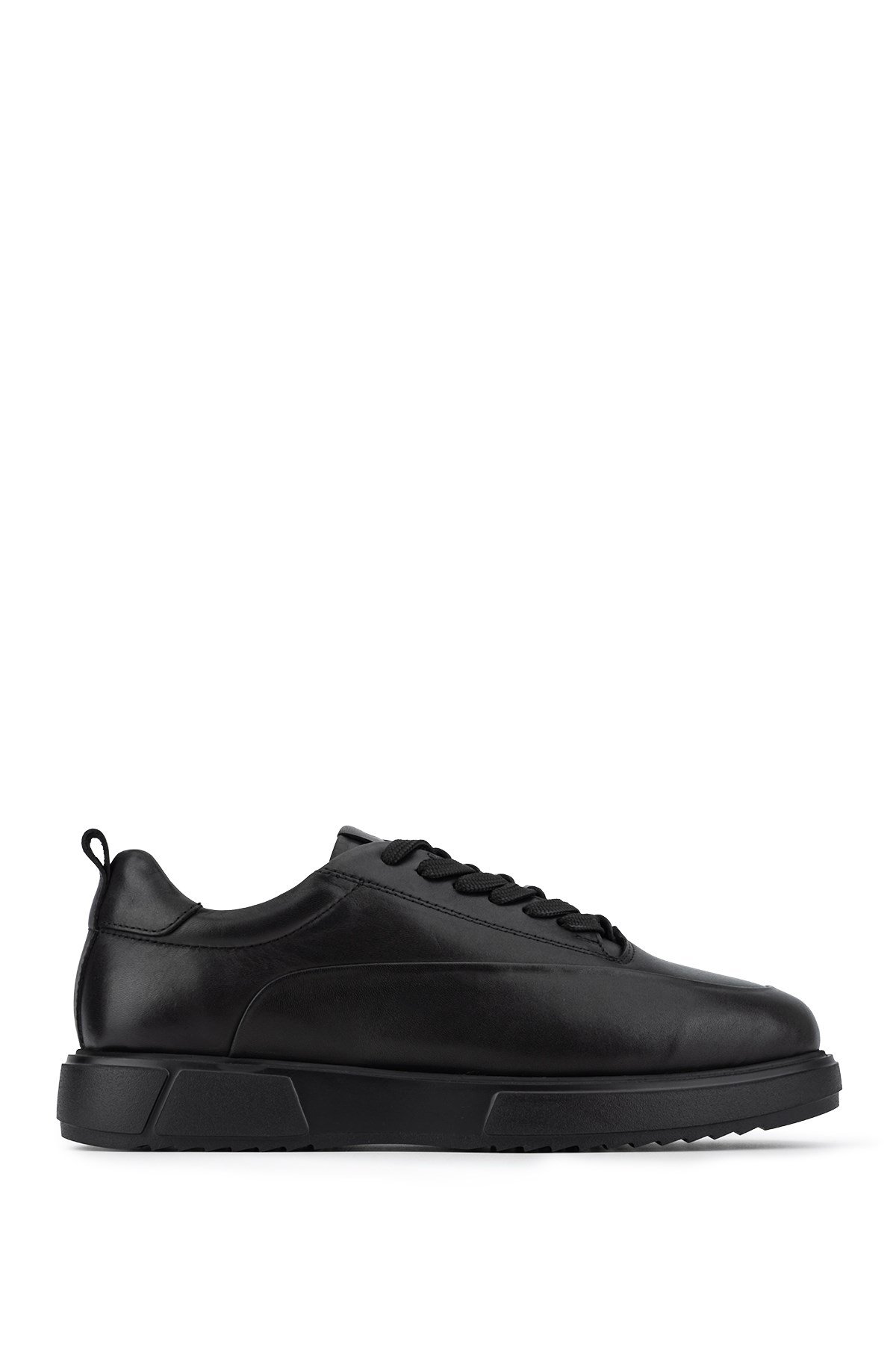 Tamer Tanca Erkek Hakiki Deri Siyah Sneakers & Spor Ayakkabı