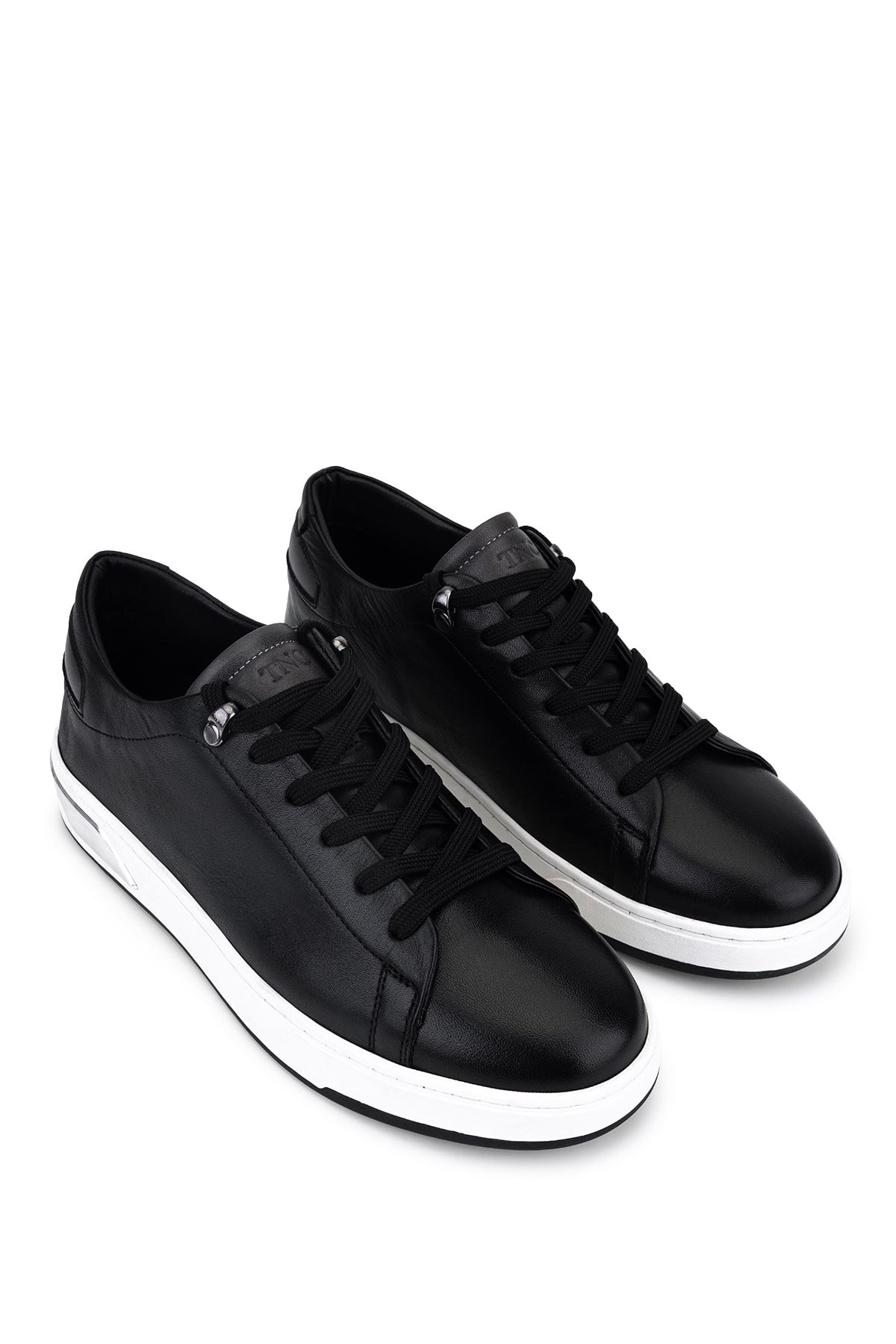 Tamer Tanca Erkek Hakiki Deri Siyah Sneakers & Spor Ayakkabı
