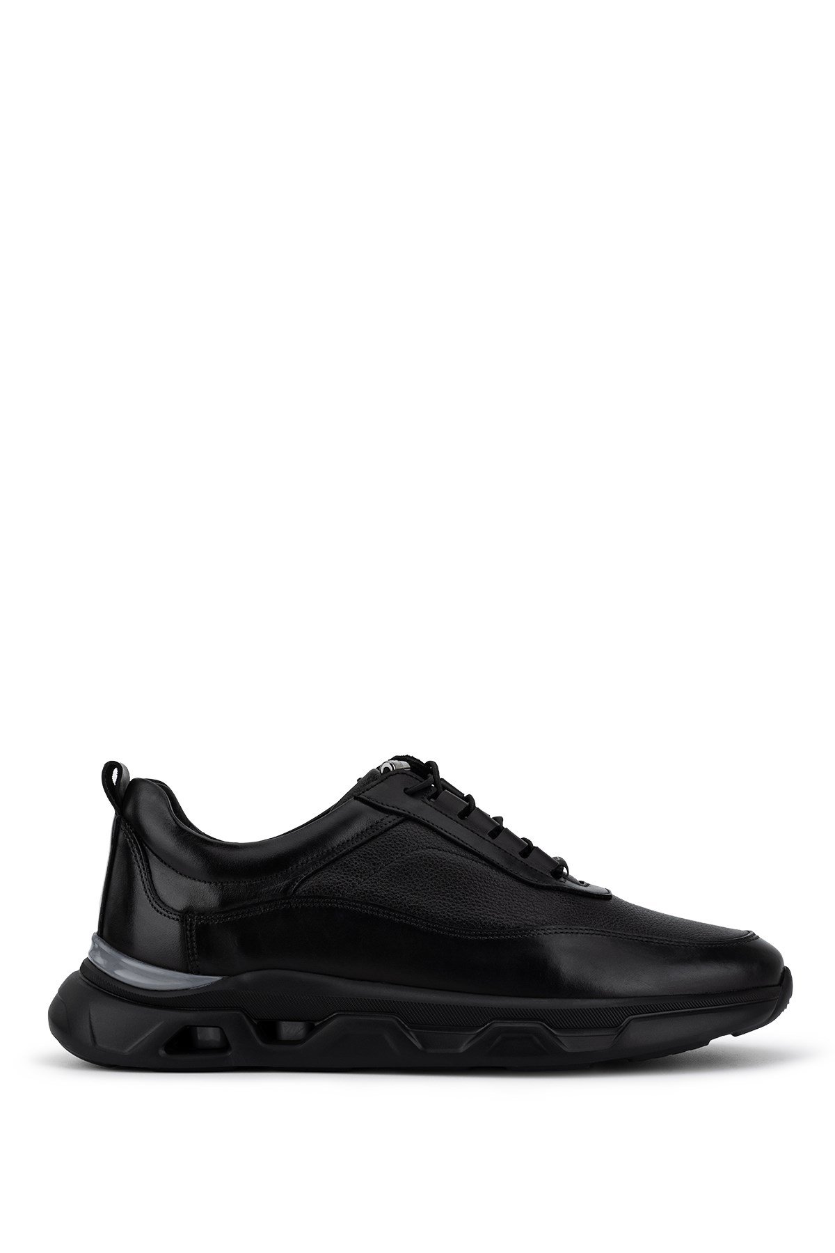 Tamer Tanca Erkek Hakiki Deri siyah Sneakers & Spor Ayakkabı