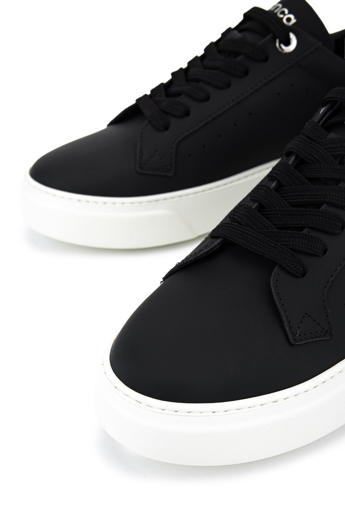 Tamer Tanca Erkek Hakiki Deri Siyah Sneakers & Spor Ayakkabı