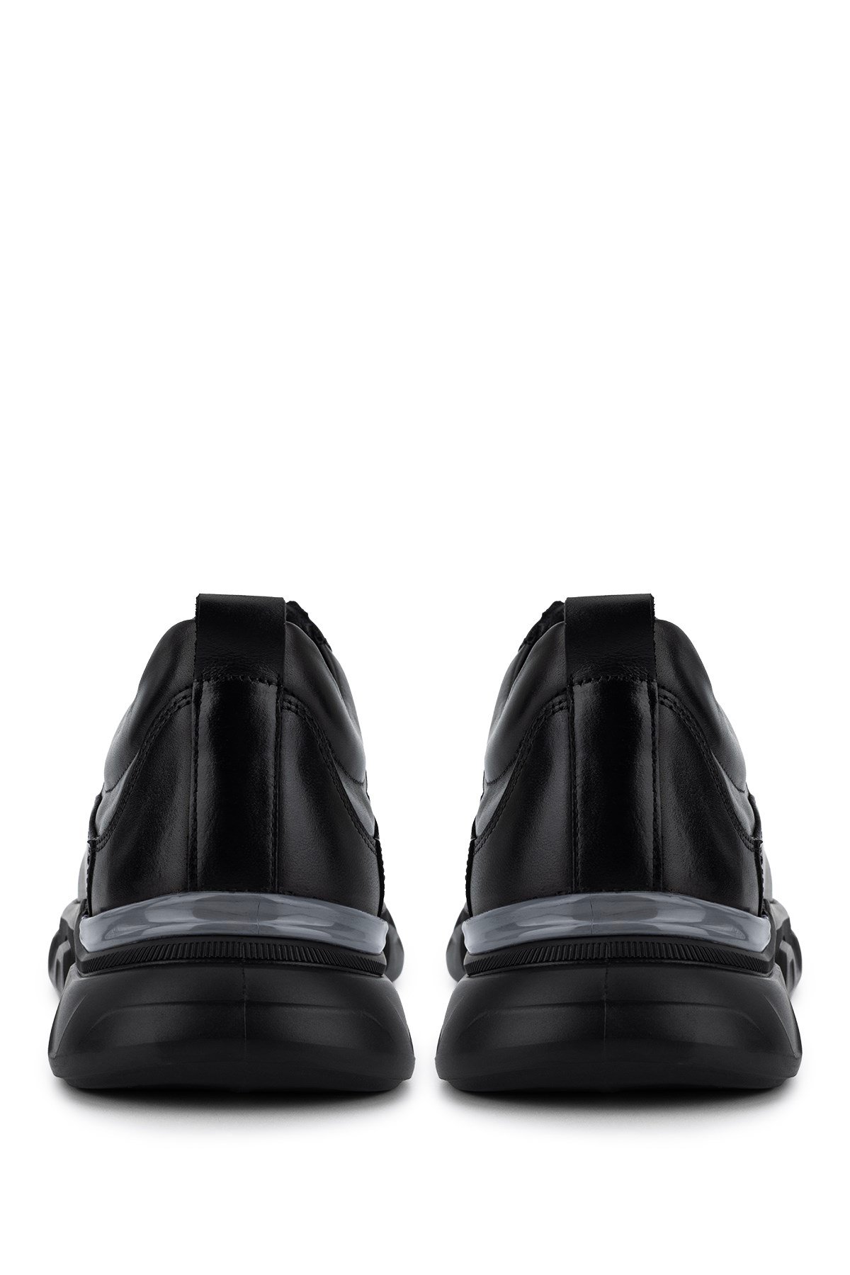 Tamer Tanca Erkek Hakiki Deri siyah Sneakers & Spor Ayakkabı