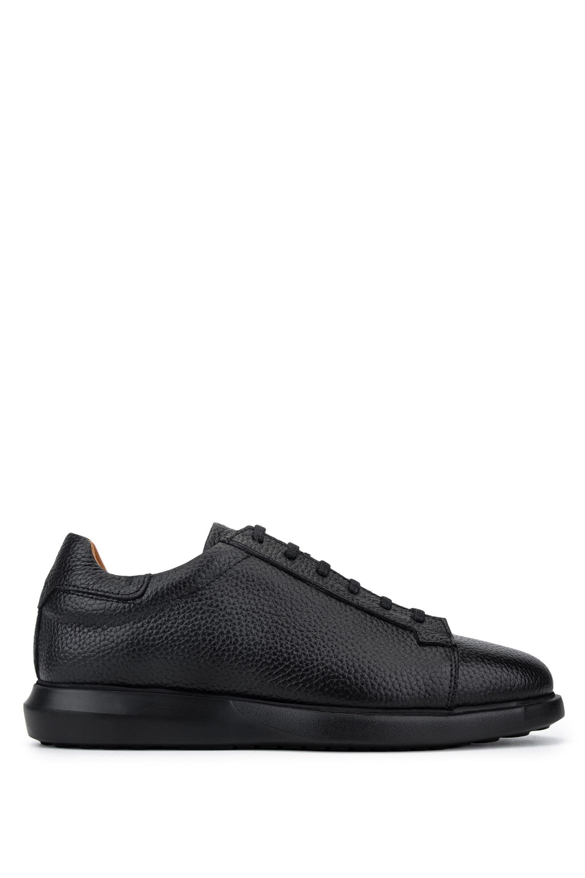 Tamer Tanca Erkek Hakiki Deri Siyah Sneakers & Spor Ayakkabı