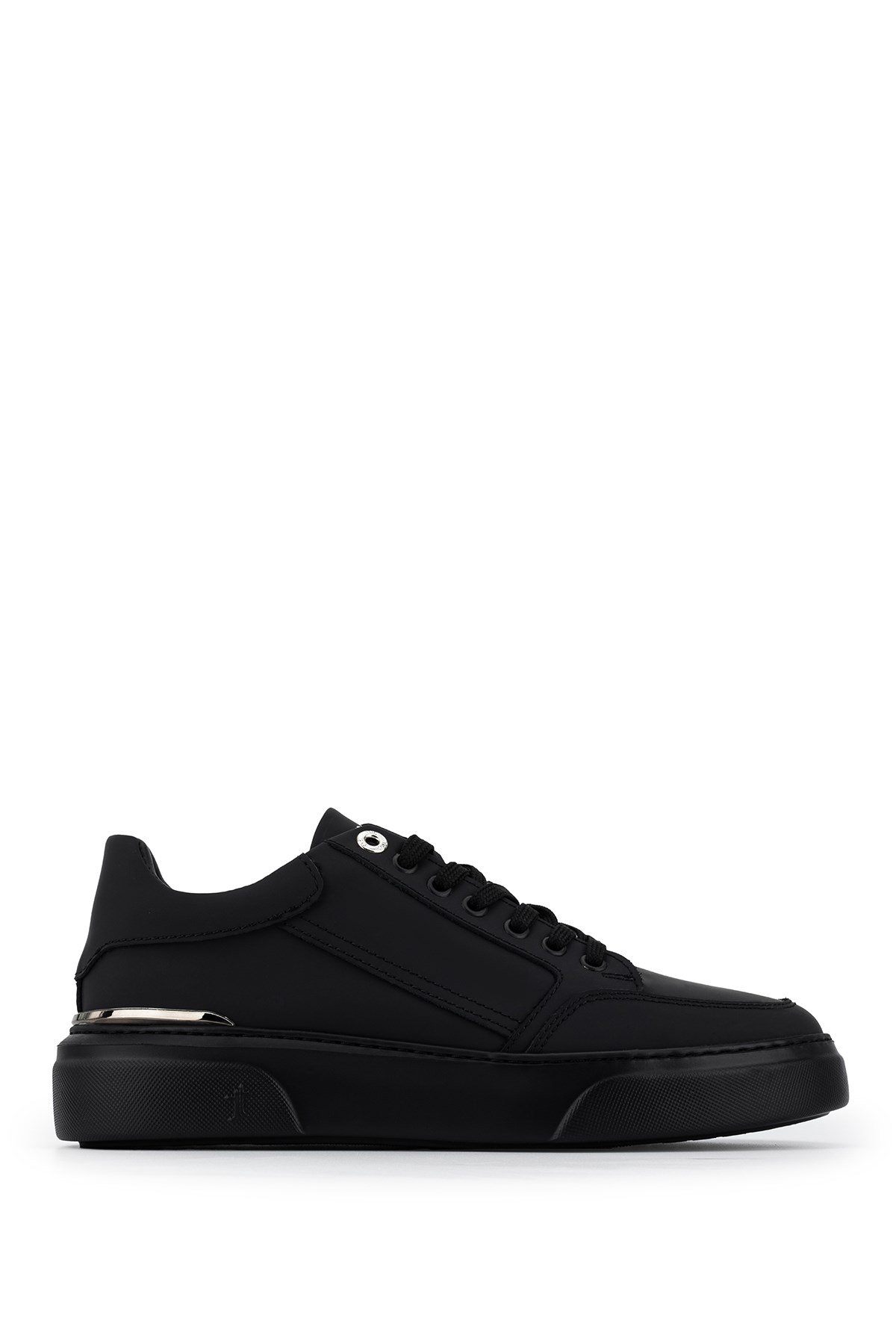 Tamer Tanca Erkek Hakiki Deri Siyah Sneakers & Spor Ayakkabı