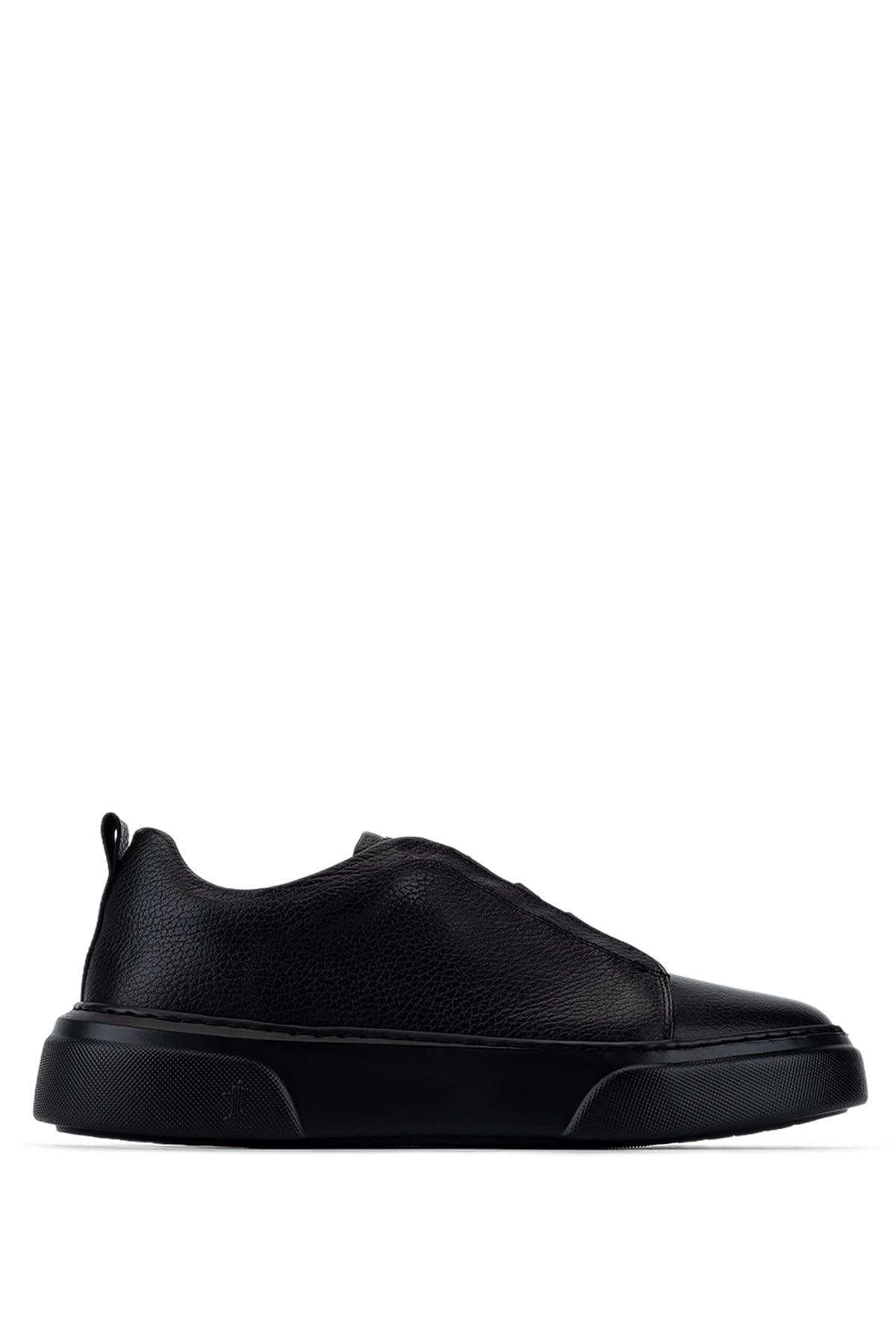 Tamer Tanca Erkek Hakiki Deri Siyah Sneakers & Spor Ayakkabı