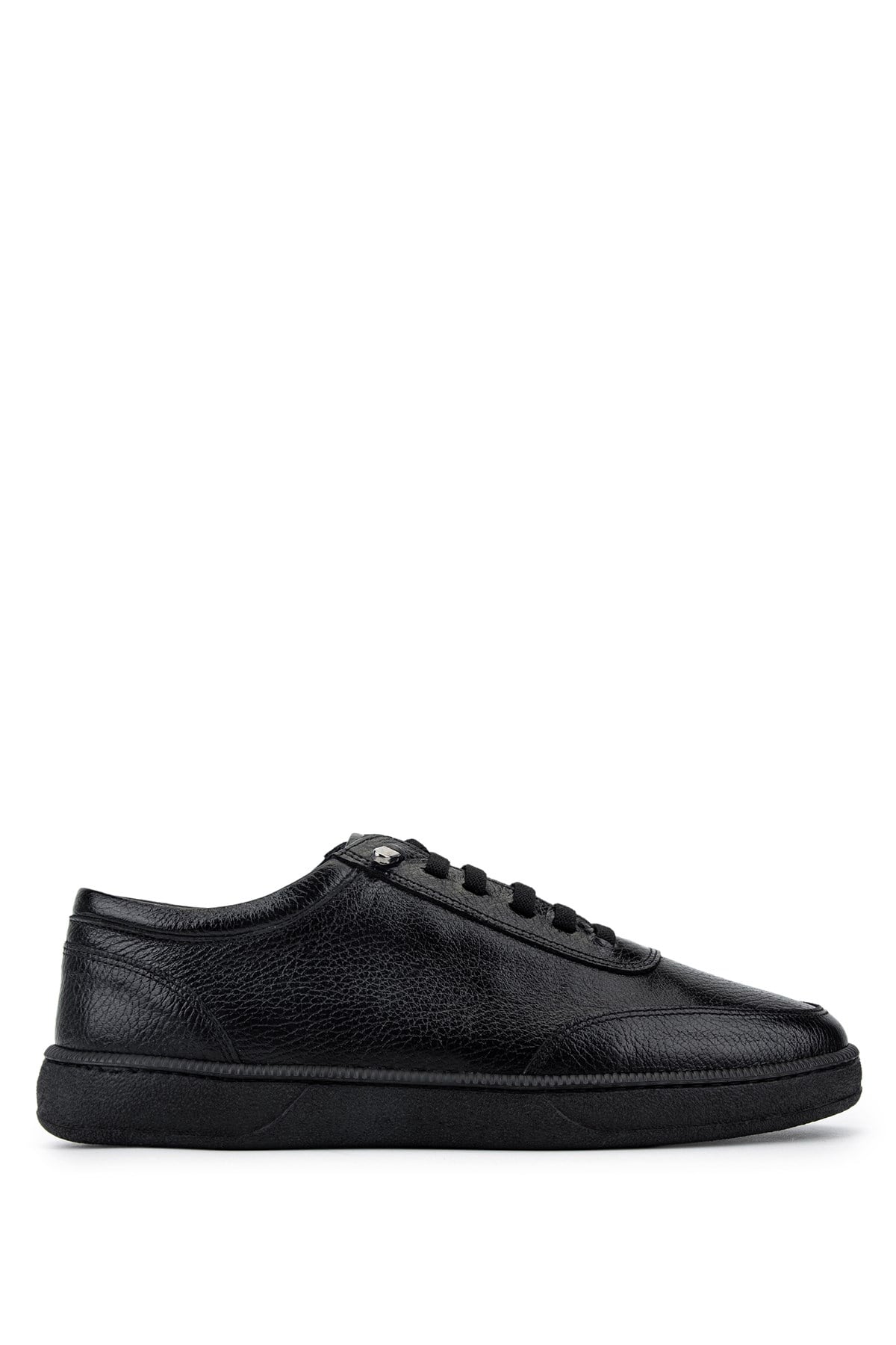 Tamer Tanca Erkek Hakiki Deri Siyah Sneakers & Spor Ayakkabı