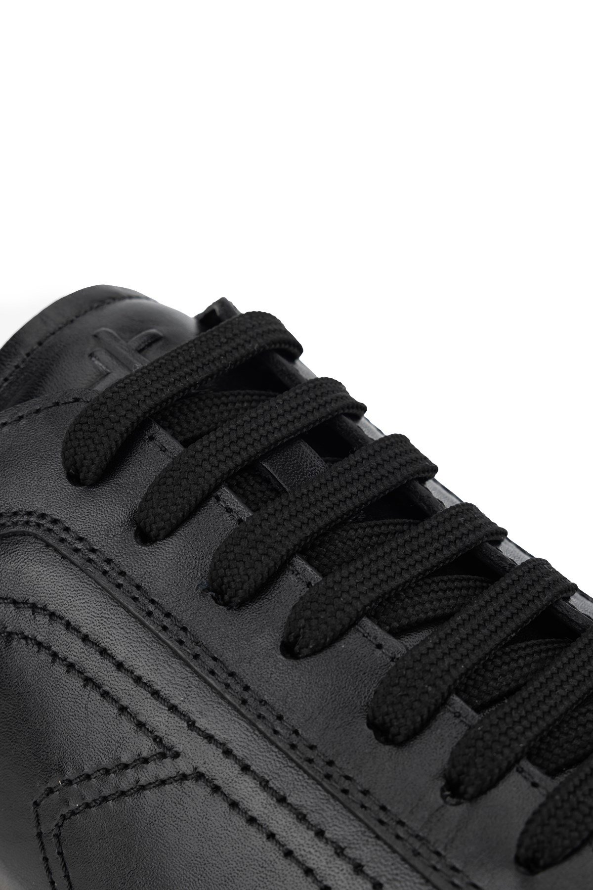 Tamer Tanca Erkek Hakiki Deri Siyah Sneakers & Spor Ayakkabı