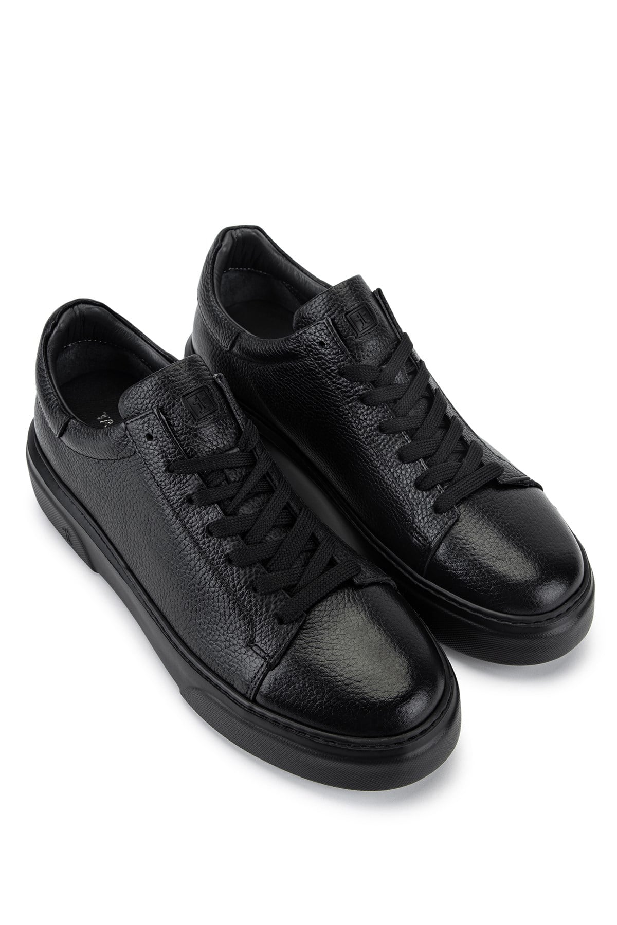 Tamer Tanca Erkek Hakiki Deri Siyah/Siyah Sneakers & Spor Ayakkabı