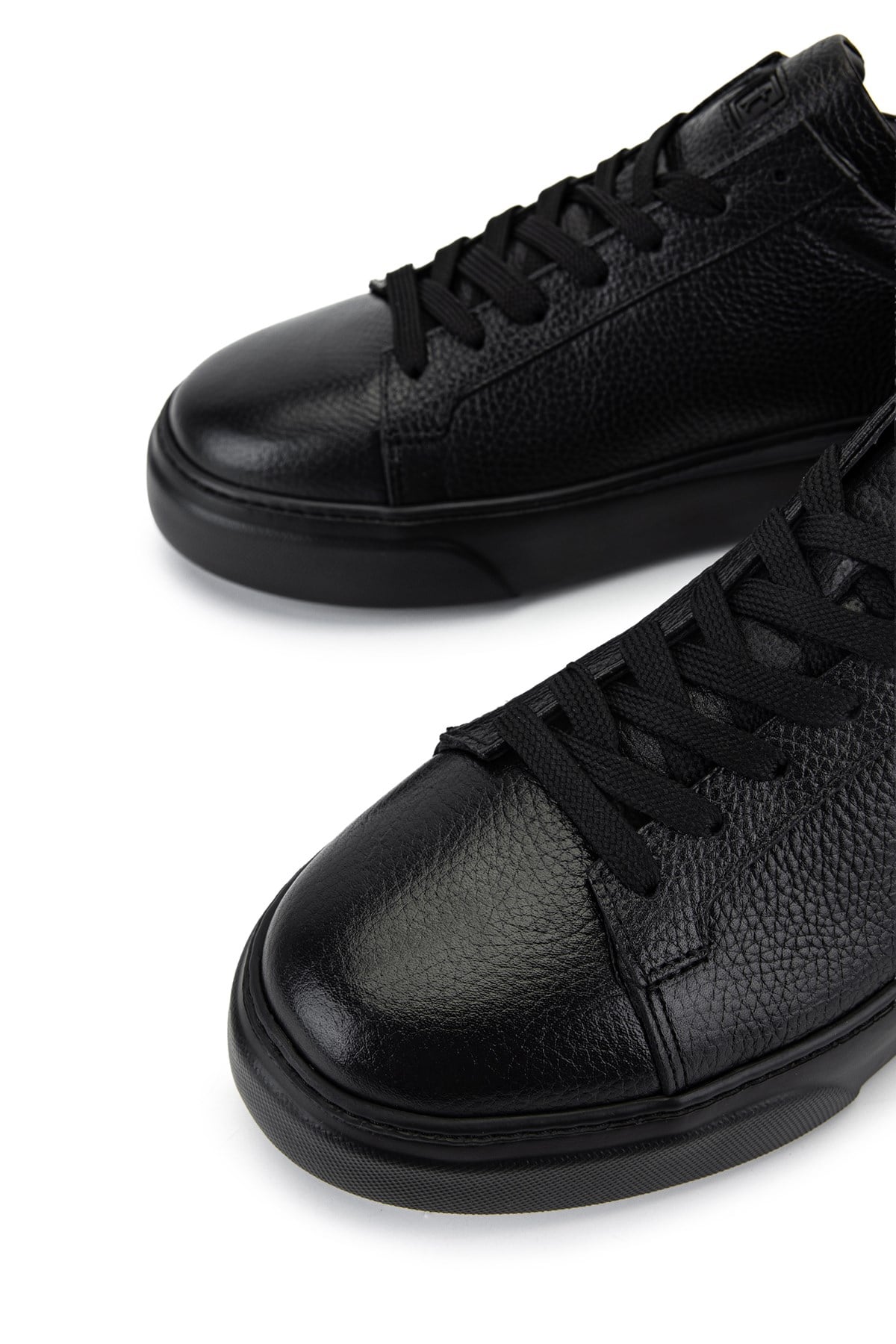 Tamer Tanca Erkek Hakiki Deri Siyah/Siyah Sneakers & Spor Ayakkabı