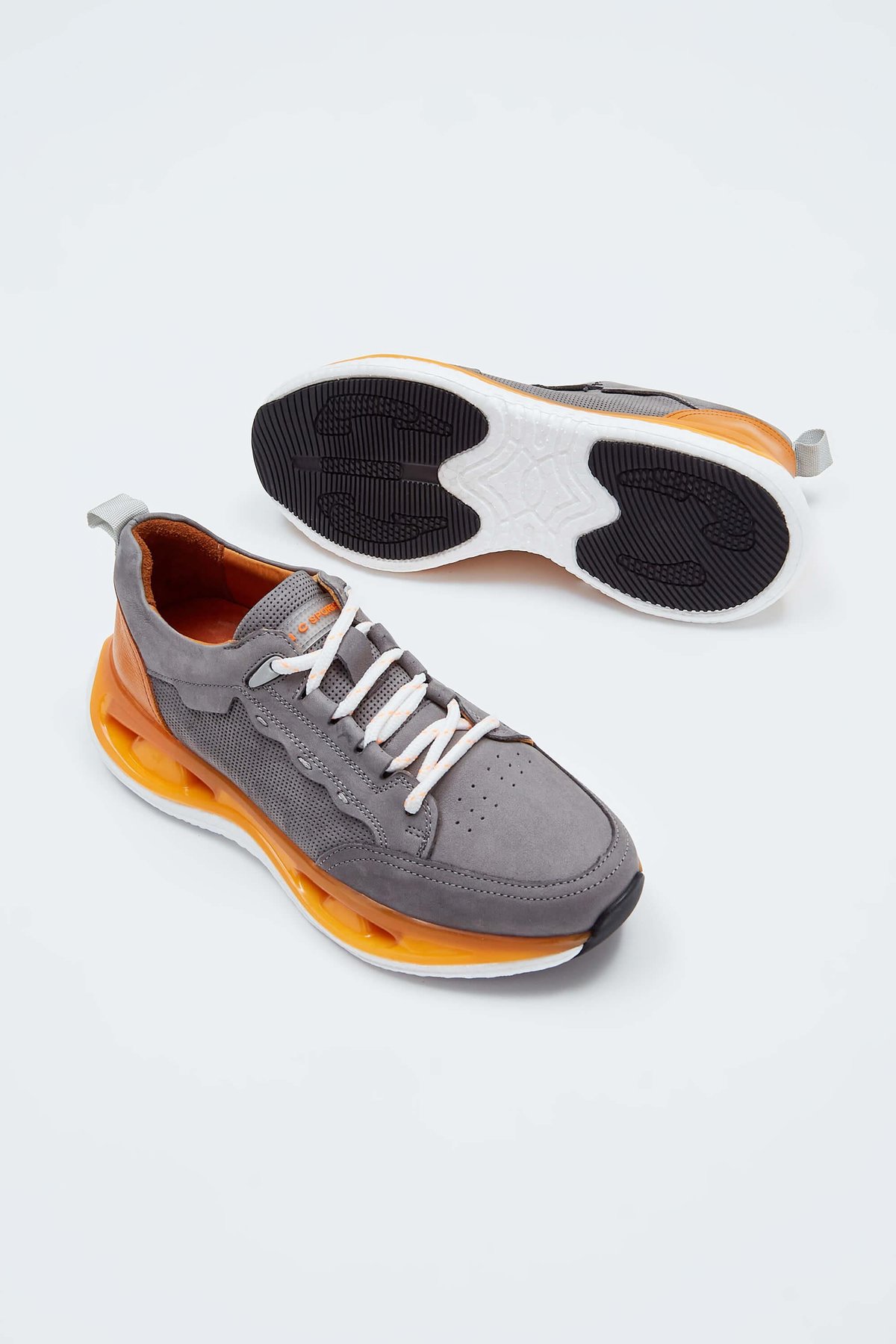 Tamer Tanca Erkek Hakiki Deri Turuncu Sneakers & Spor Ayakkabı