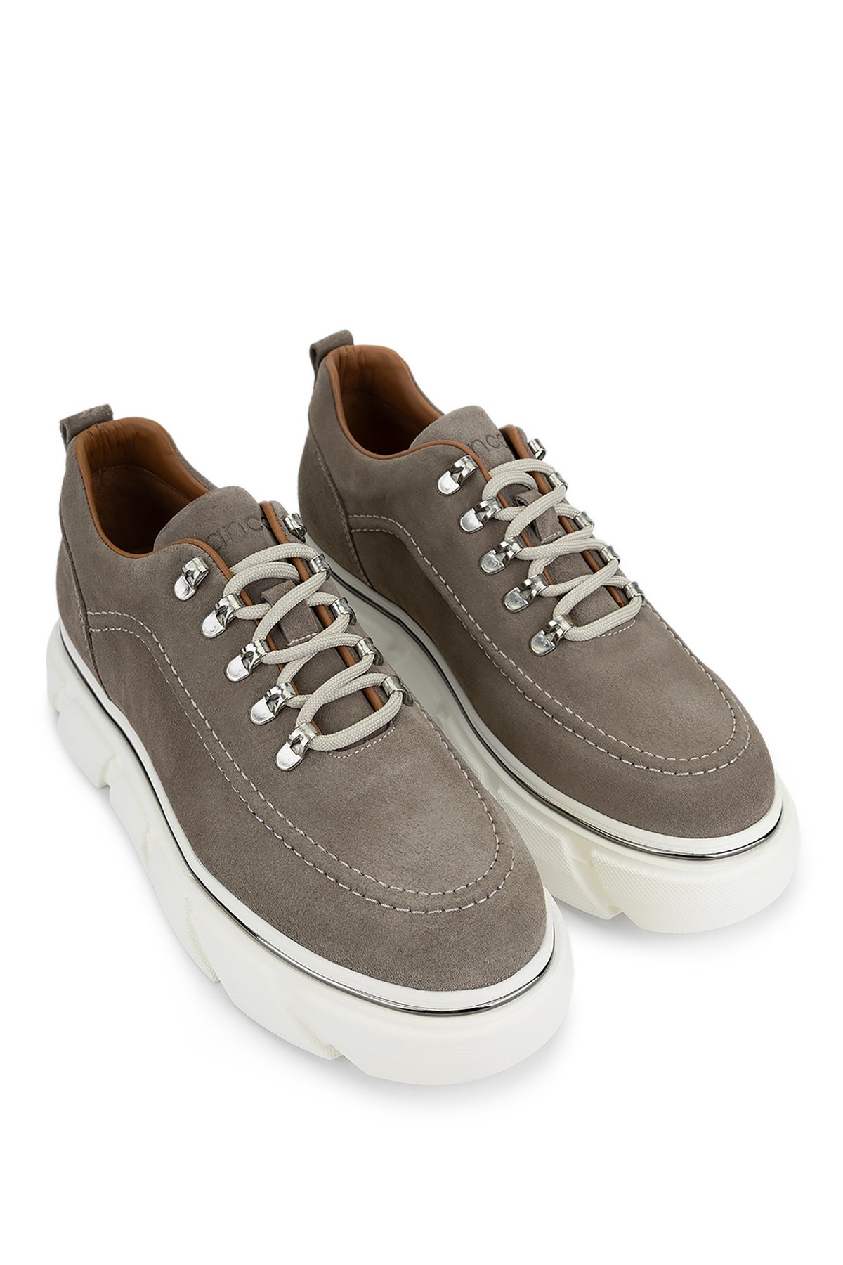 Tamer Tanca Erkek Hakiki Deri Vizon Süet Sneakers & Spor Ayakkabı