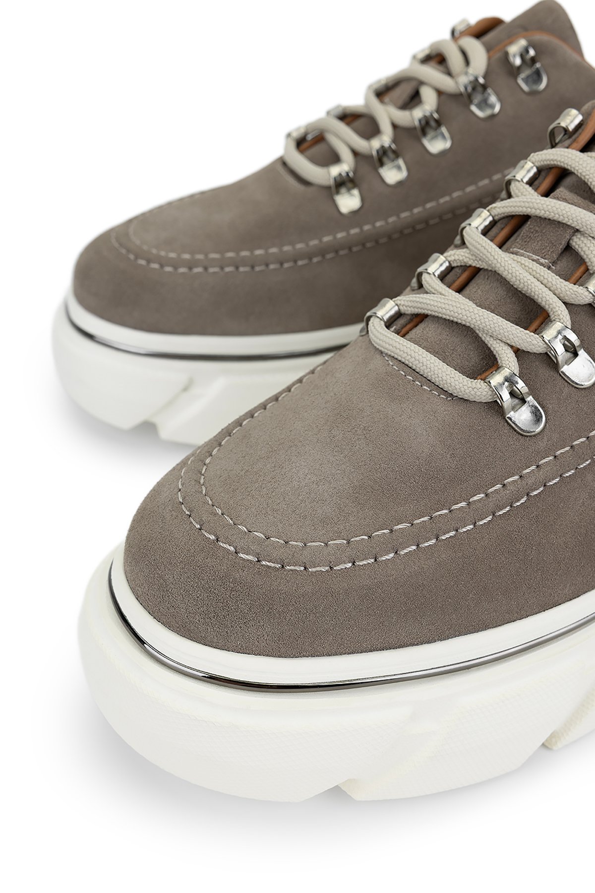 Tamer Tanca Erkek Hakiki Deri Vizon Süet Sneakers & Spor Ayakkabı