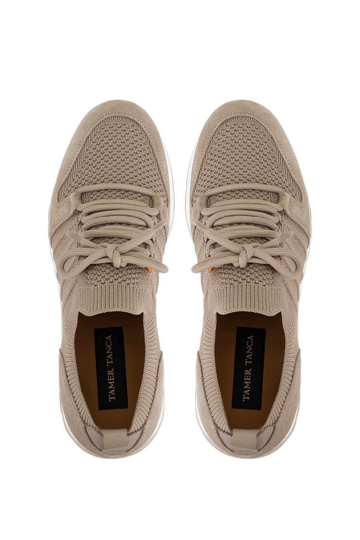 Tamer Tanca Erkek Tekstil Bej Süet Sneakers & Spor Ayakkabı