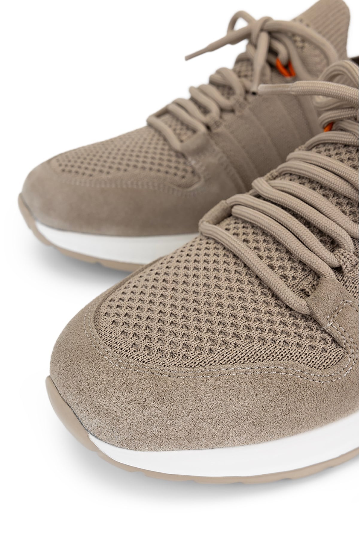 Tamer Tanca Erkek Tekstil Bej Süet Sneakers & Spor Ayakkabı
