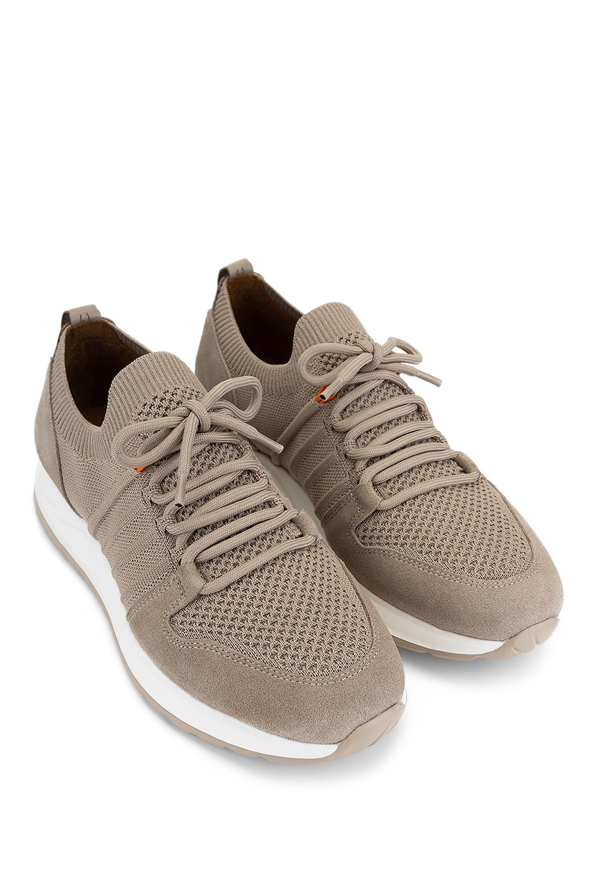 Tamer Tanca Erkek Tekstil Bej Süet Sneakers & Spor Ayakkabı