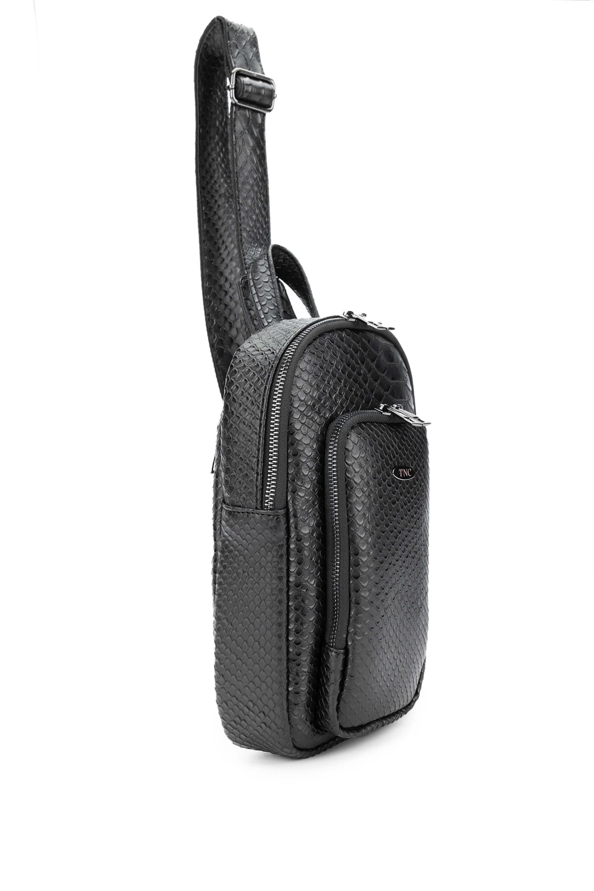 Tamer Tanca Erkek Vegan Siyah Body Bag Çanta