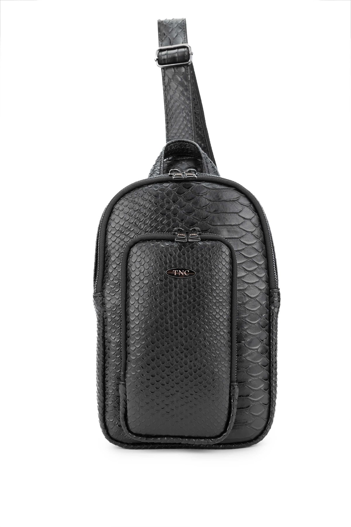 Tamer Tanca Erkek Vegan Siyah Body Bag Çanta