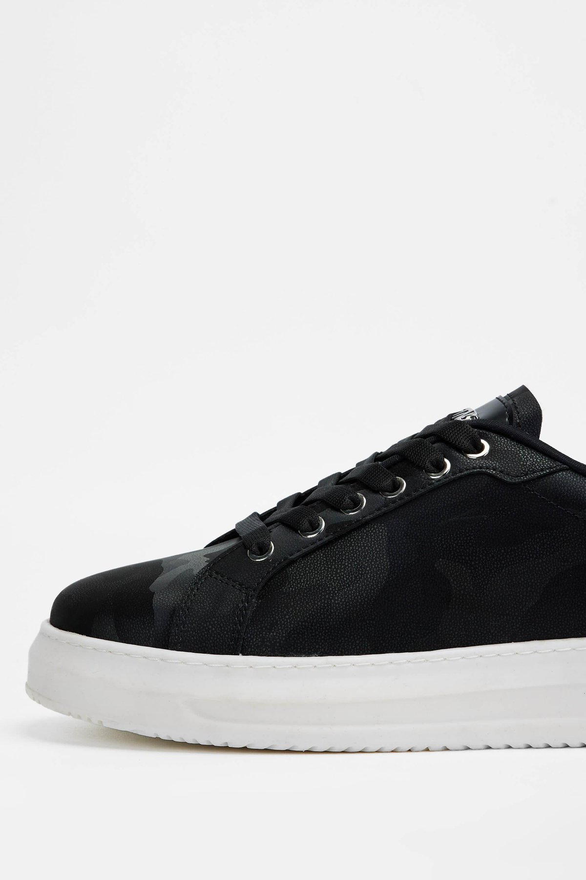 Tamer Tanca Erkek Vegan Siyah Sneakers & Spor Ayakkabı