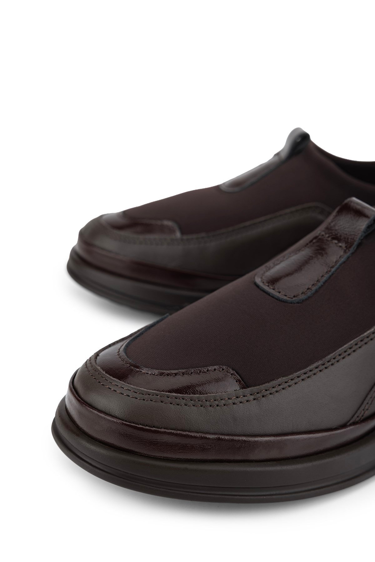 Tamer Tanca Kadın Deri & Tekstil Kahverengi Comfort Ayakkabı
