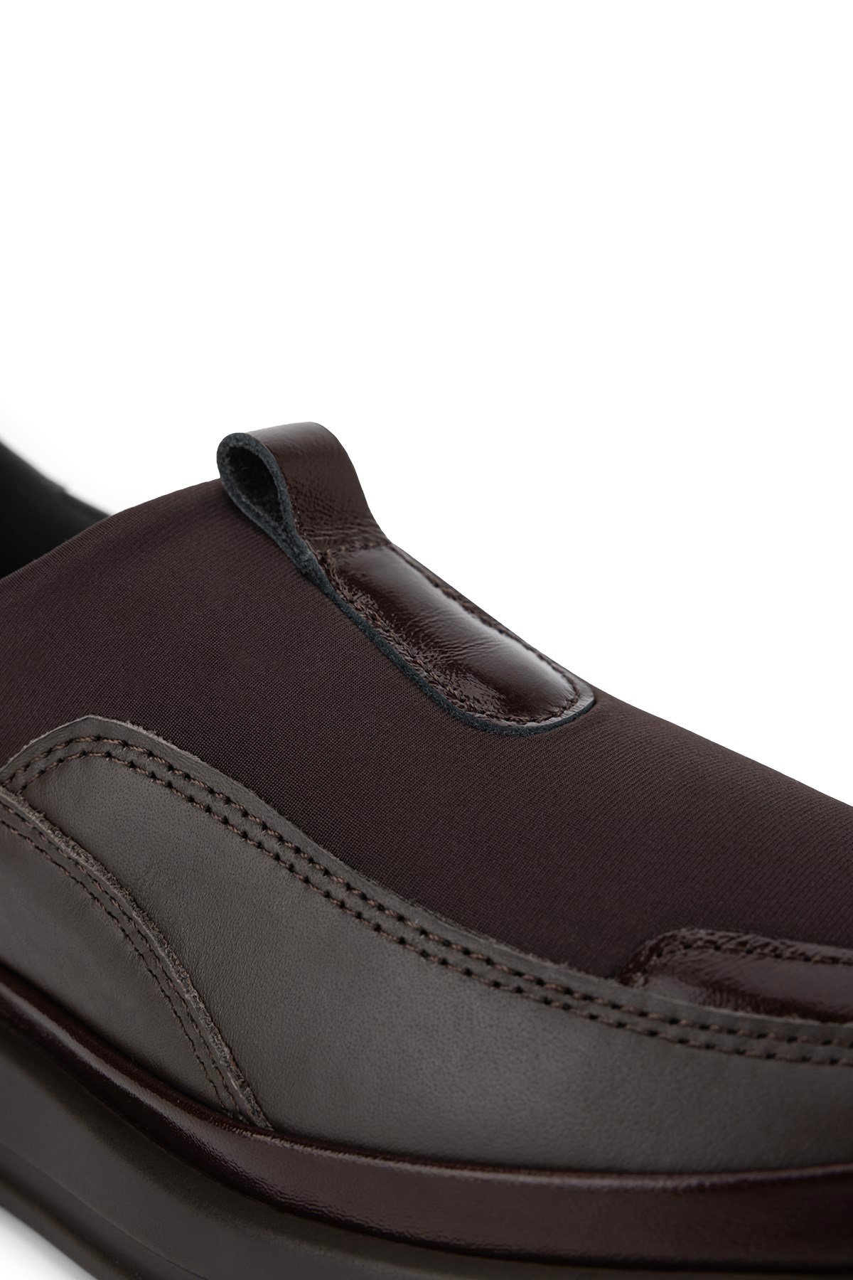 Tamer Tanca Kadın Deri & Tekstil Kahverengi Comfort Ayakkabı