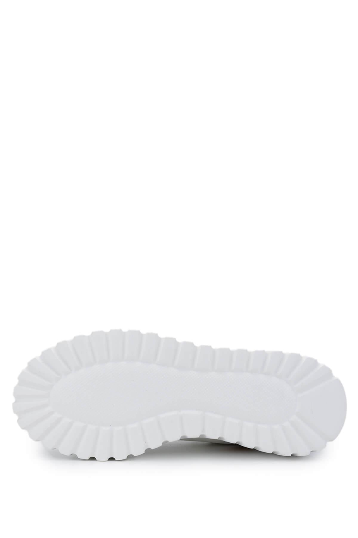 Tamer Tanca Kadın Deri/Suni Beyaz Sneakers & Spor Ayakkabı