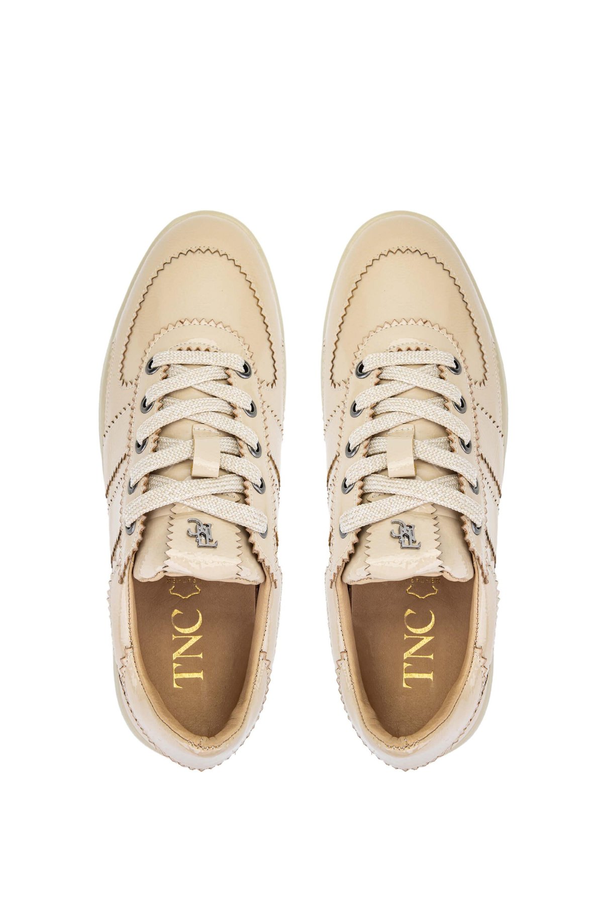 Tamer Tanca Kadın Hakiki Deri Bej Sneakers & Spor Ayakkabı