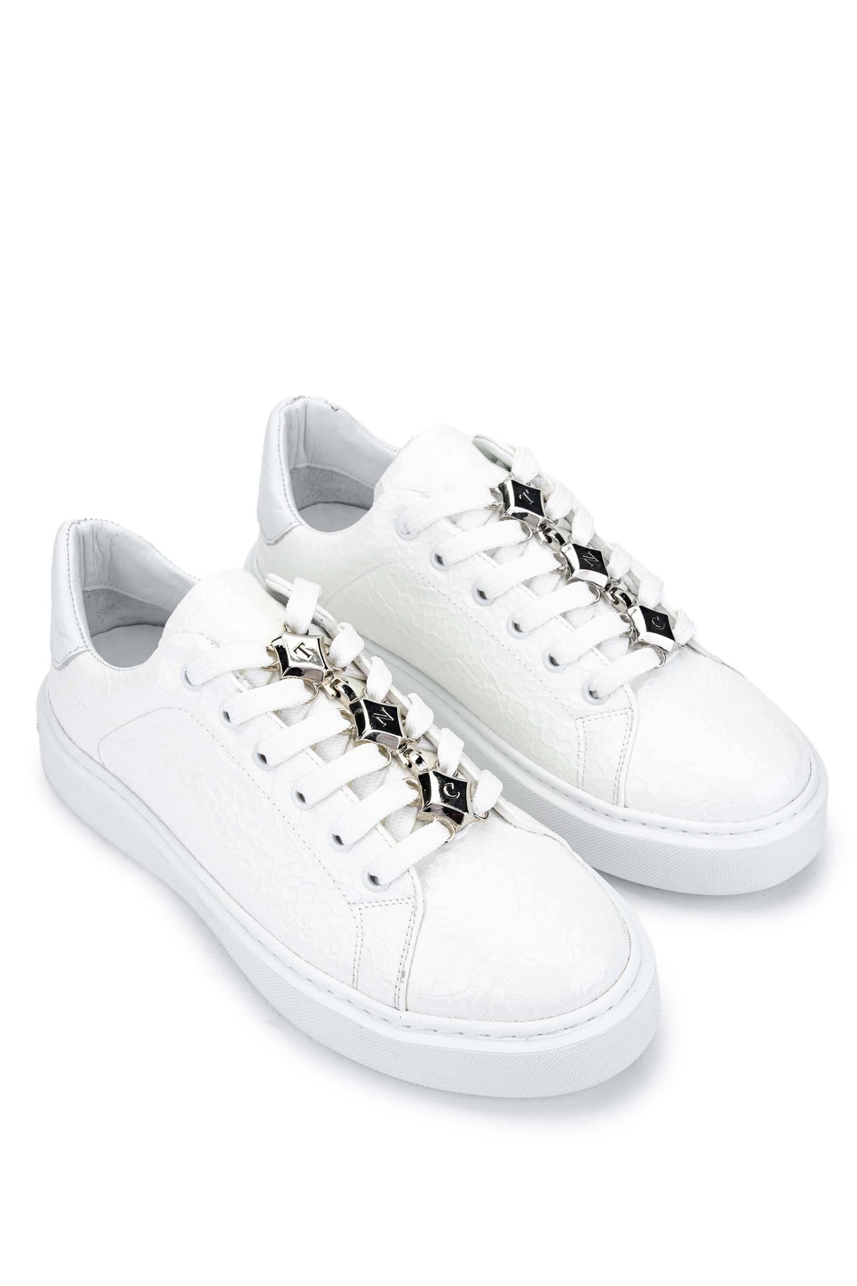 Tamer Tanca Kadın Hakiki Deri Beyaz Sneakers & Spor Ayakkabı