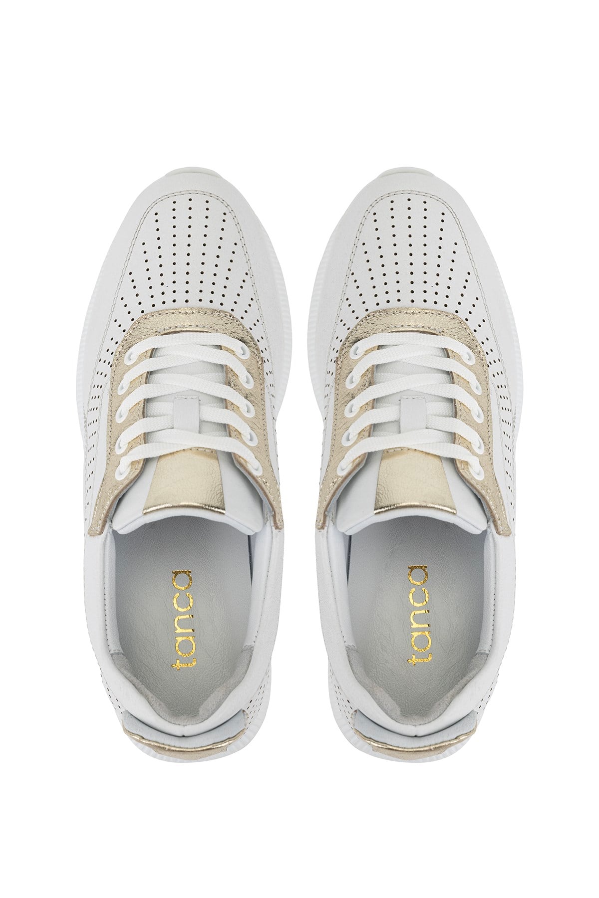 Tamer Tanca Kadın Hakiki Deri Beyaz Sneakers & Spor Ayakkabı