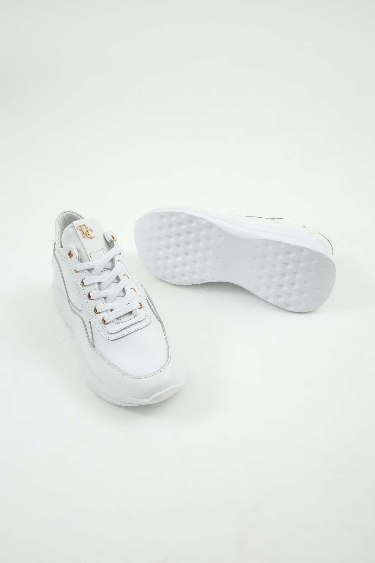 Tamer Tanca Kadın Hakiki Deri Beyaz Sneakers & Spor Ayakkabı