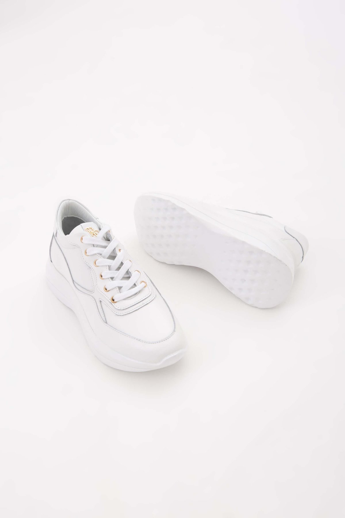 Tamer Tanca Kadın Hakiki Deri Beyaz Sneakers & Spor Ayakkabı