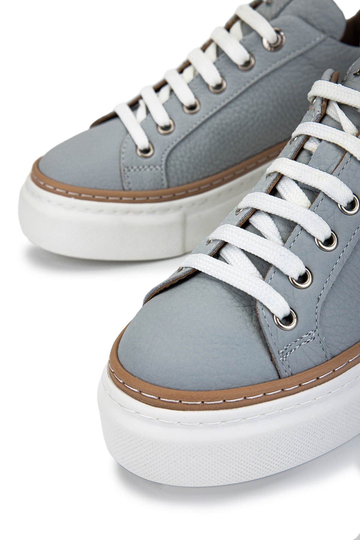 Tamer Tanca Kadın Hakiki Deri Gri Sneakers & Spor Ayakkabı