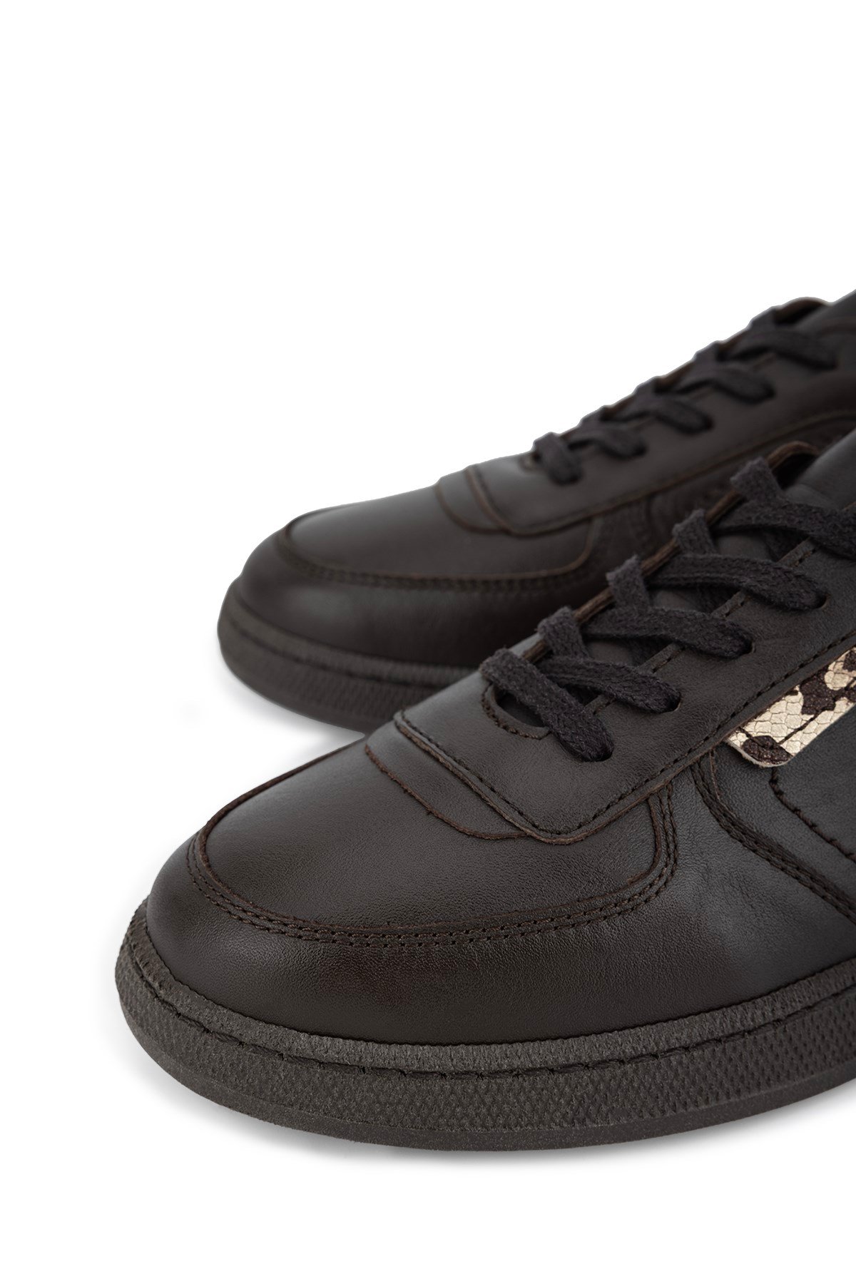 Tamer Tanca Kadın Hakiki Deri Kahverengi Sneakers & Spor Ayakkabı