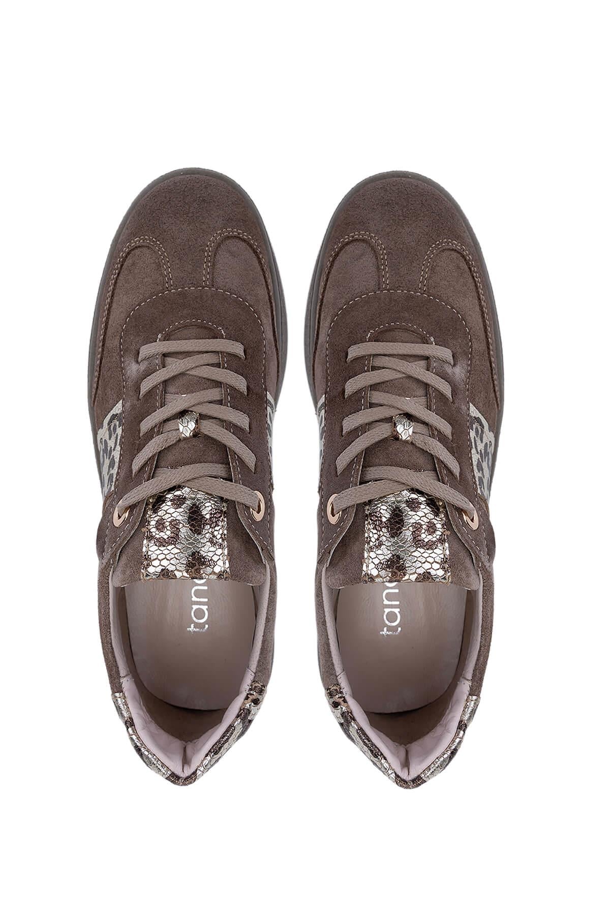 Tamer Tanca Kadın Hakiki Deri Kahverengi Sneakers & Spor Ayakkabı