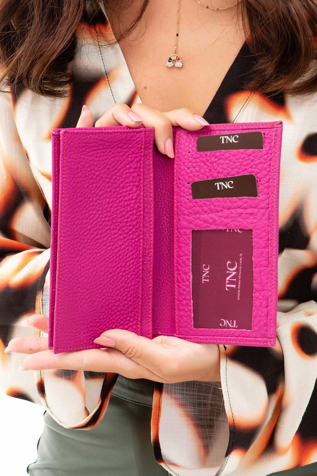 Tamer Tanca Kadın Hakiki Deri Mor Cüzdan Cuzdan
