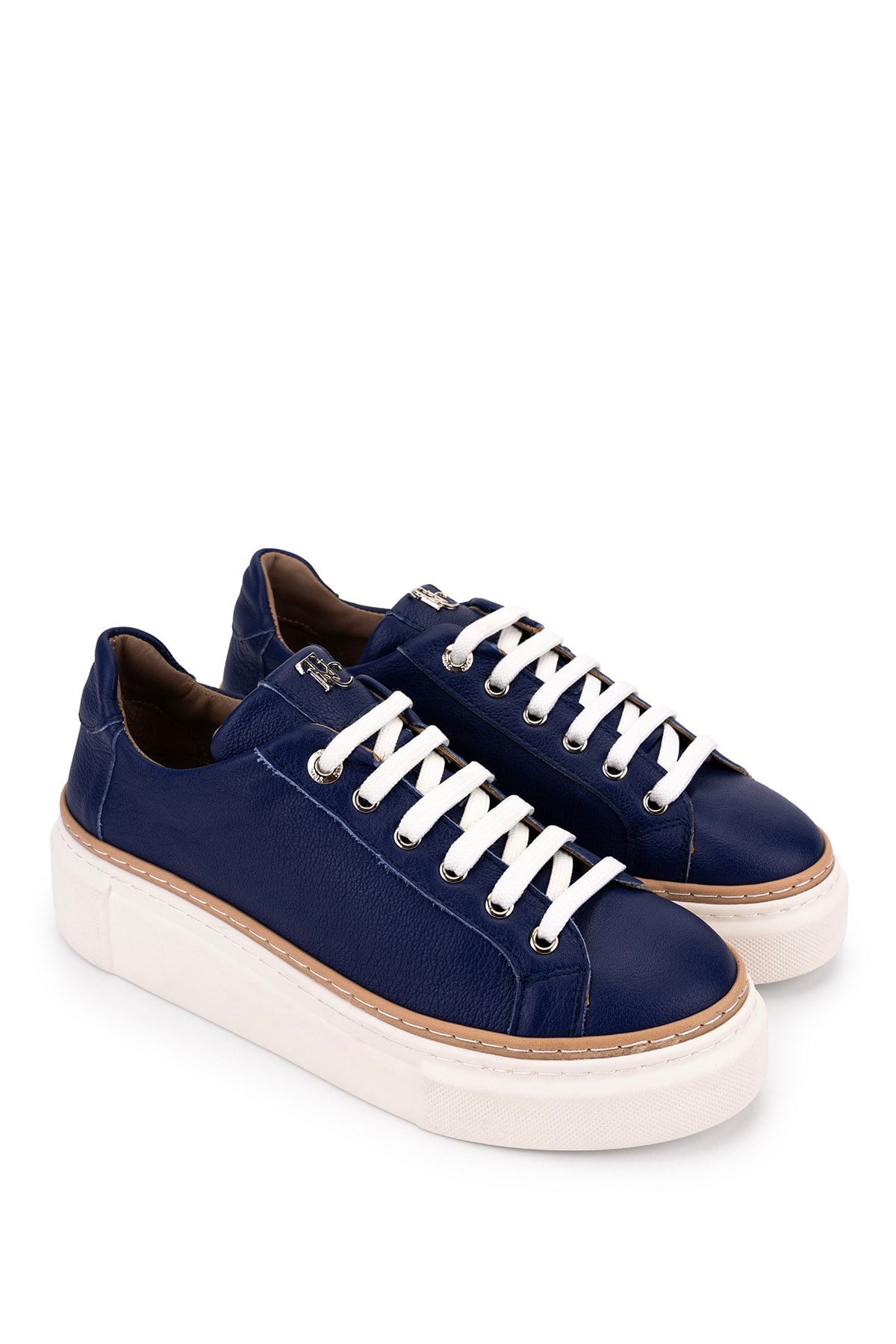 Tamer Tanca Kadın Hakiki Deri Saks Floter Sneakers & Spor Ayakkabı