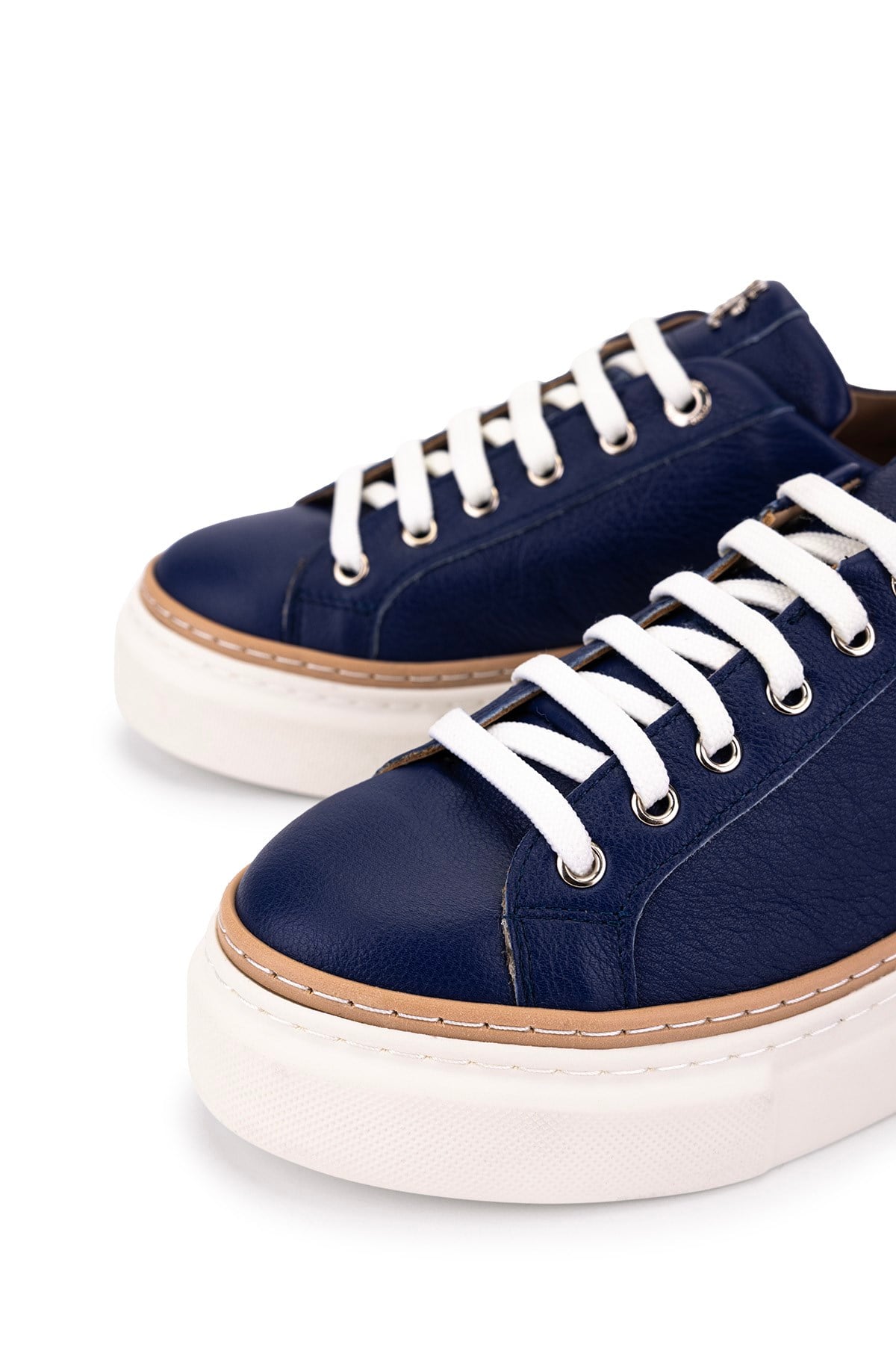 Tamer Tanca Kadın Hakiki Deri Saks Floter Sneakers & Spor Ayakkabı