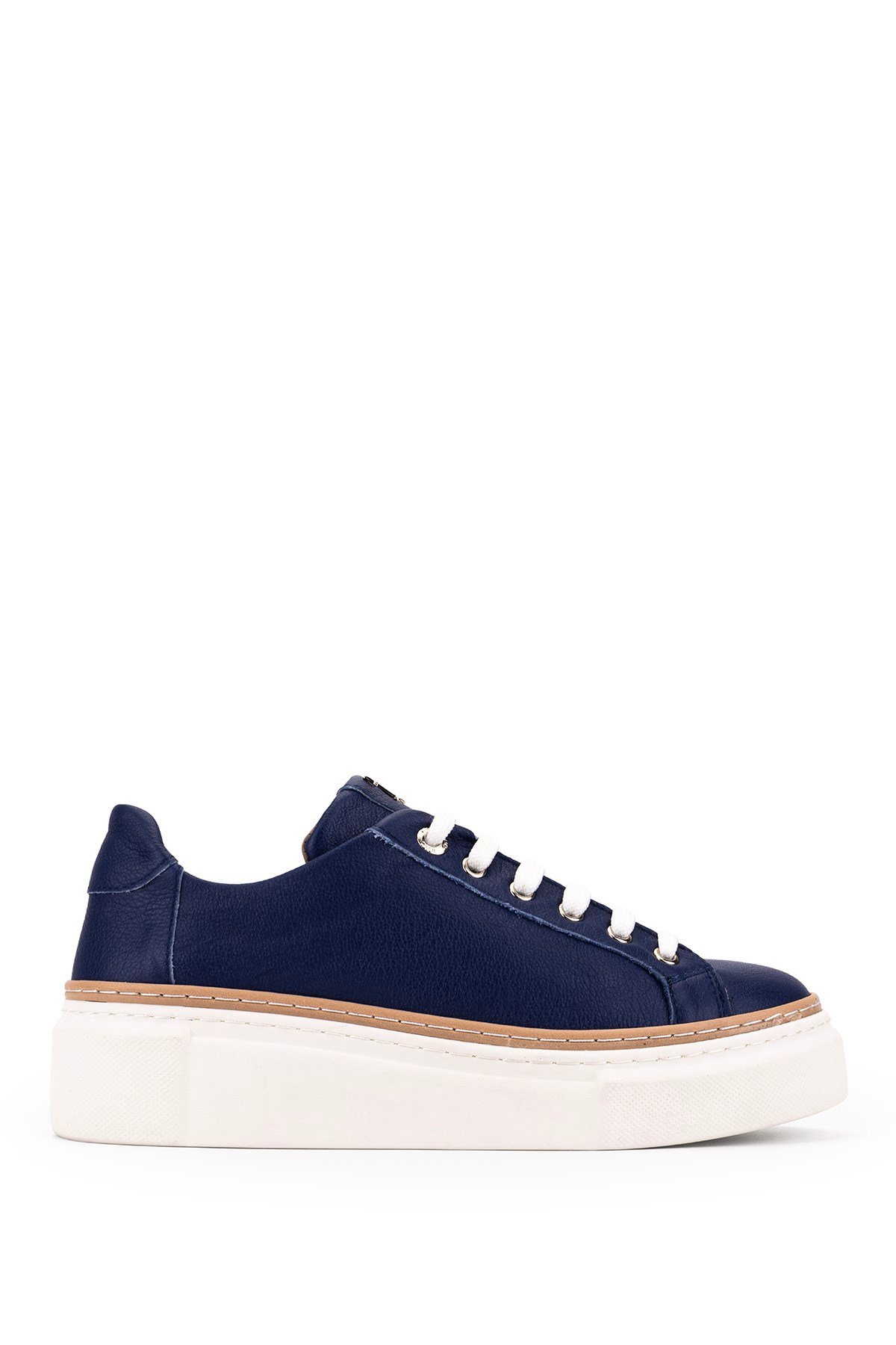 Tamer Tanca Kadın Hakiki Deri Saks Floter Sneakers & Spor Ayakkabı