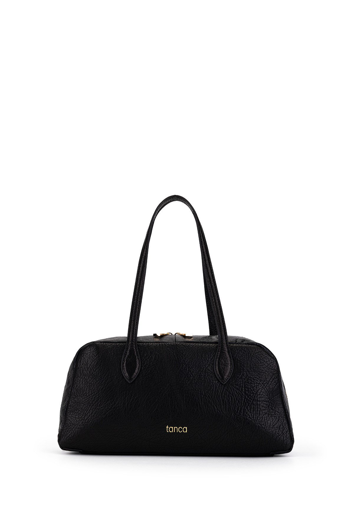 Tamer Tanca Kadın Hakiki Deri Siyah Kol Çantası