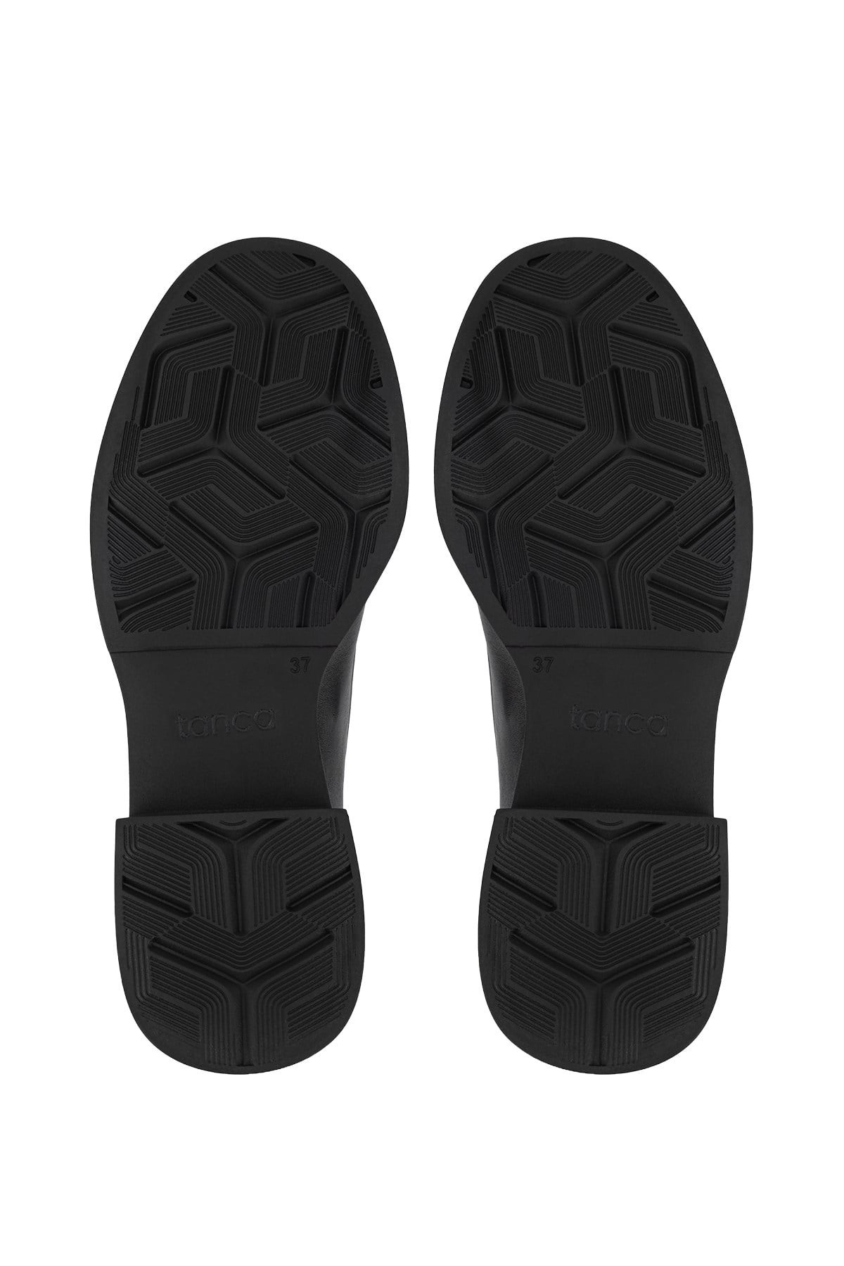 Tamer Tanca Kadın Hakiki Deri Siyah Loafer Ayakkabı