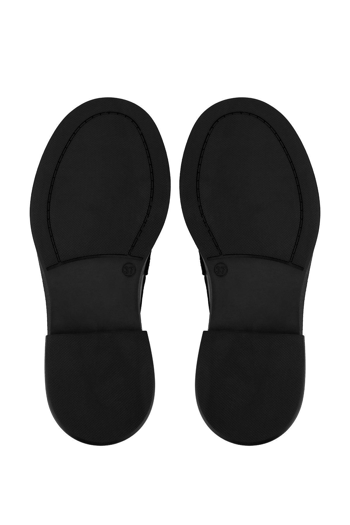 Tamer Tanca Kadın Hakiki Deri Siyah Loafer Ayakkabı