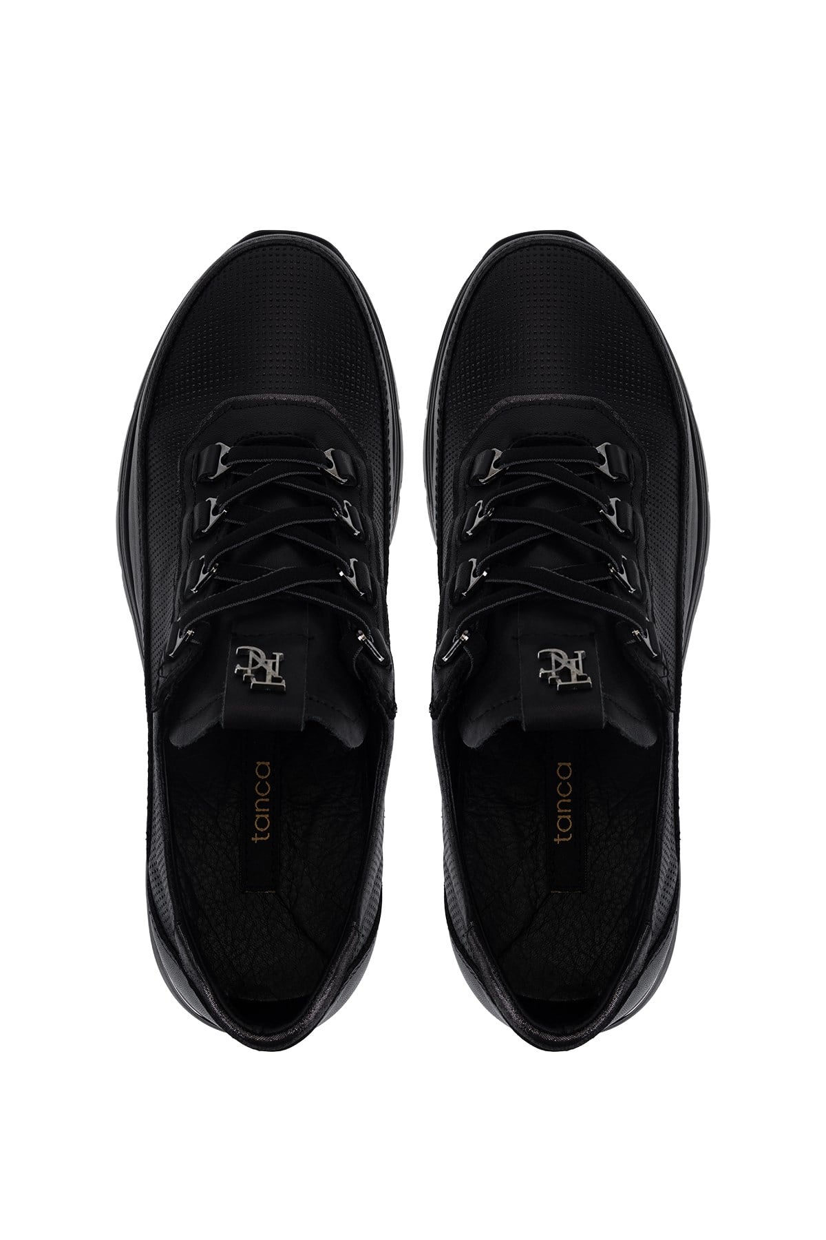 Tamer Tanca Kadın Hakiki Deri Siyah Sneakers & Spor Ayakkabı