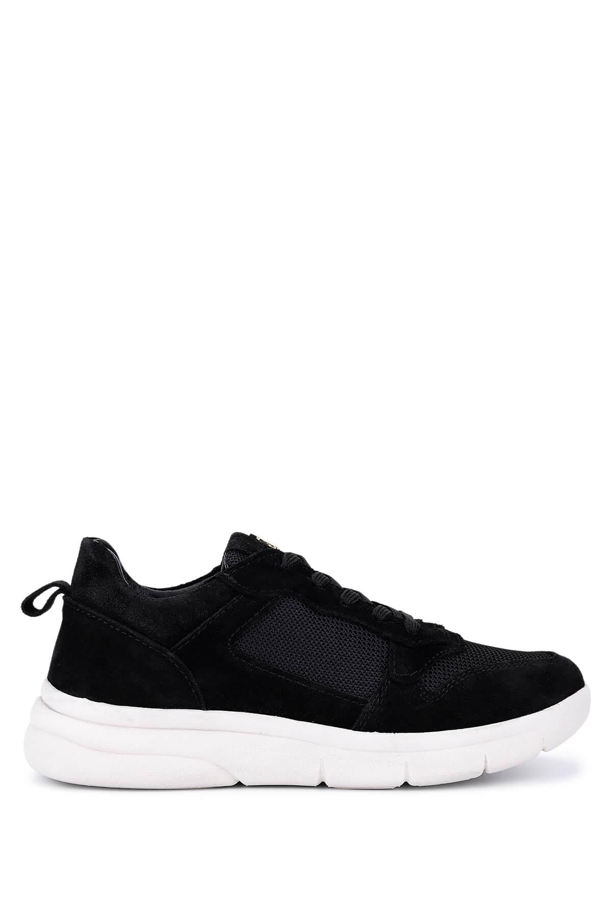 Tamer Tanca Kadın Hakiki Deri Siyah Sneakers & Spor Ayakkabı