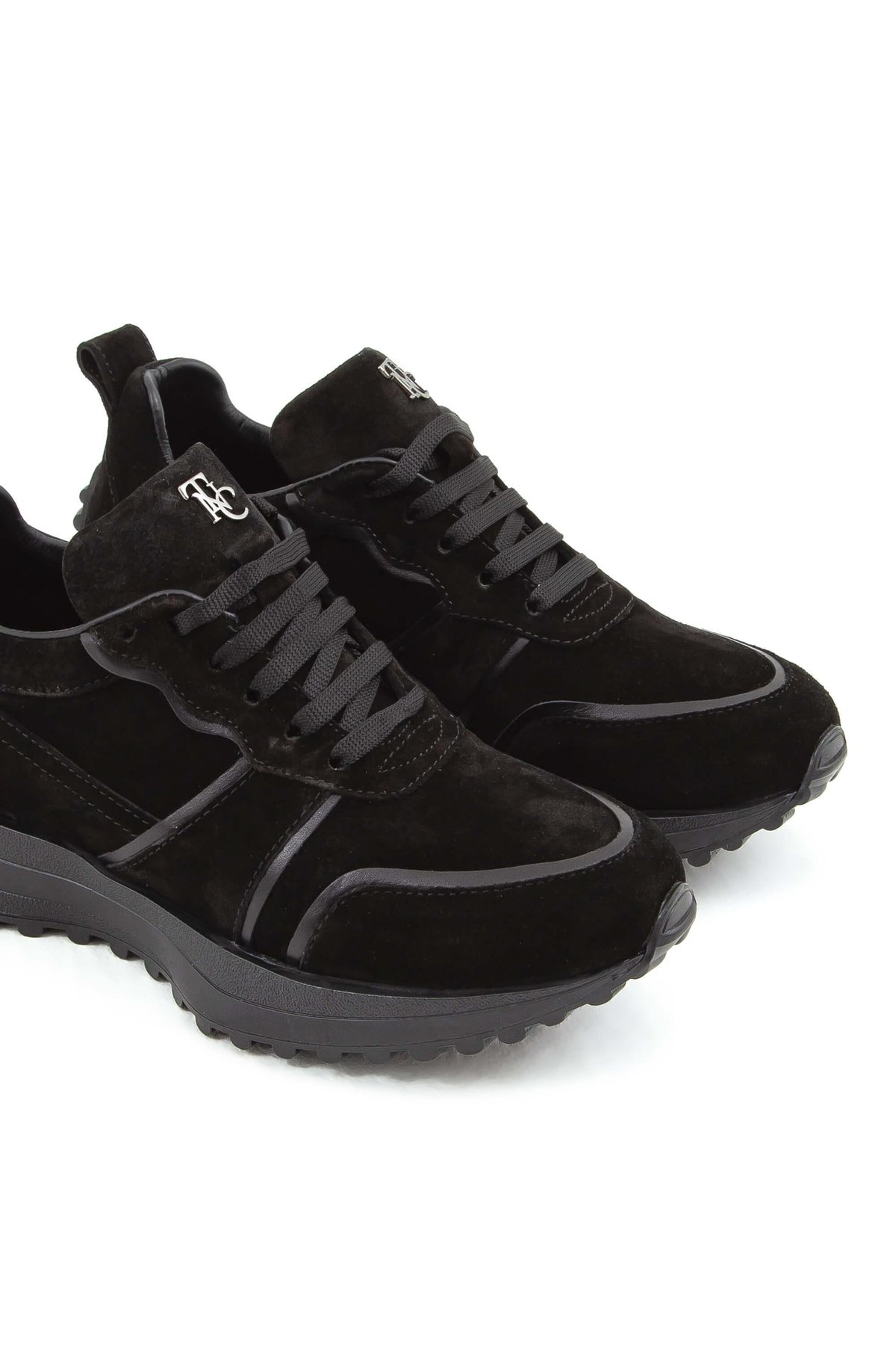 Tamer Tanca Kadın Hakiki Deri Siyah Sneakers & Spor Ayakkabı