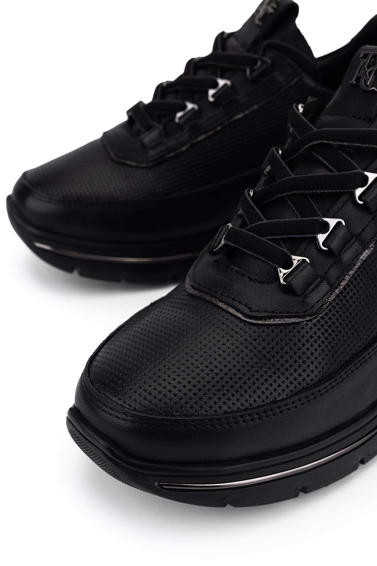 Tamer Tanca Kadın Hakiki Deri Siyah Sneakers & Spor Ayakkabı