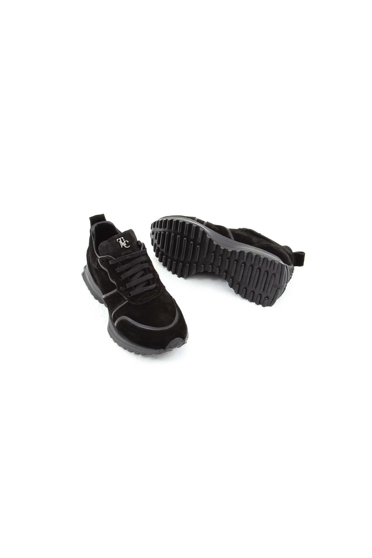 Tamer Tanca Kadın Hakiki Deri Siyah Sneakers & Spor Ayakkabı
