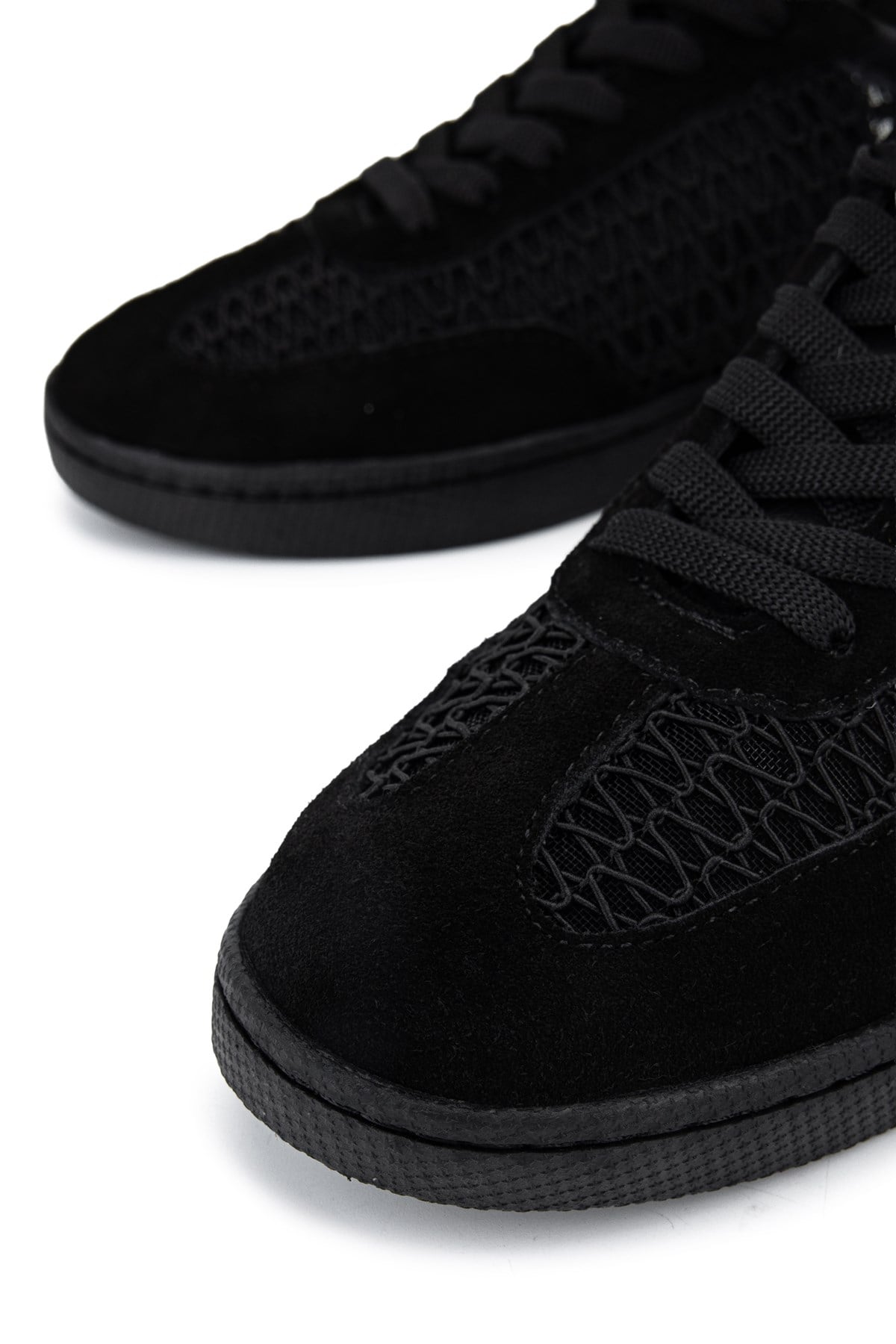 Tamer Tanca Kadın Hakiki Deri Siyah Sneakers & Spor Ayakkabı